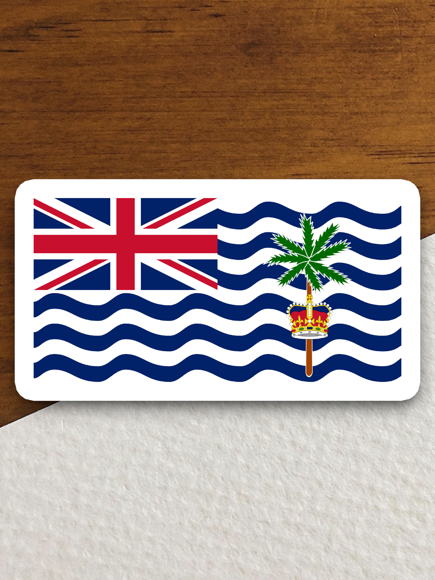 British Indian Ocean Territory Flag - International Country Flag Sticker