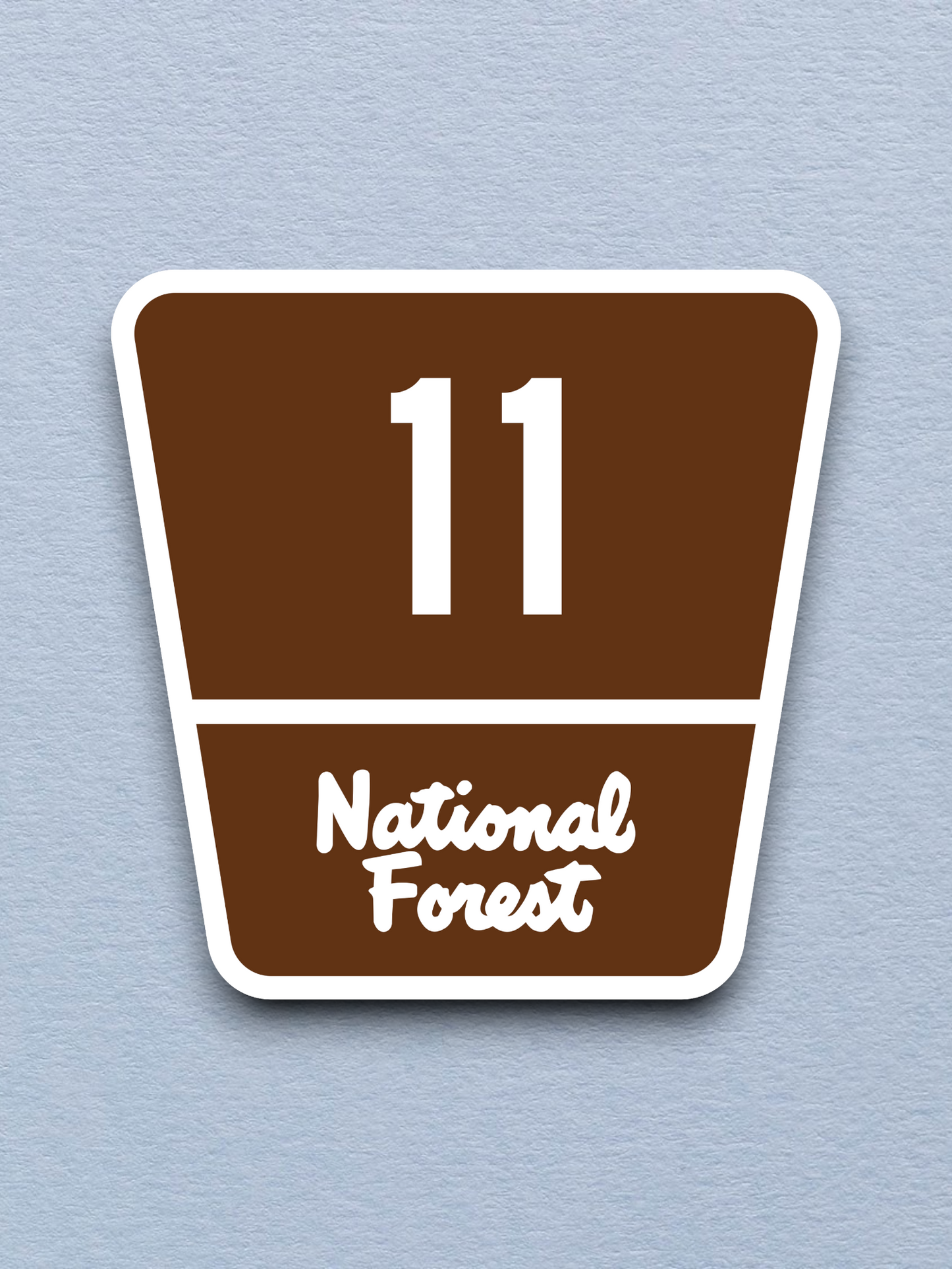 Forest Highway Route 11 Sticker