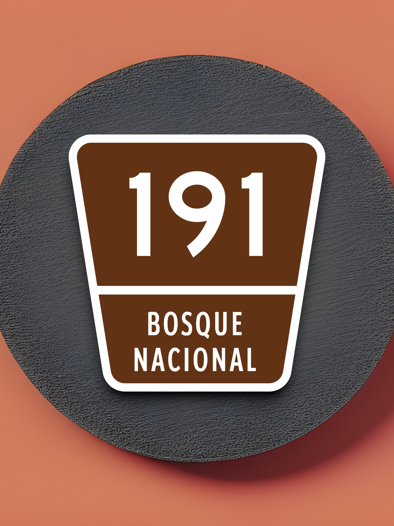 Forest Highway Route 191 - Puerto Rico Sticker
