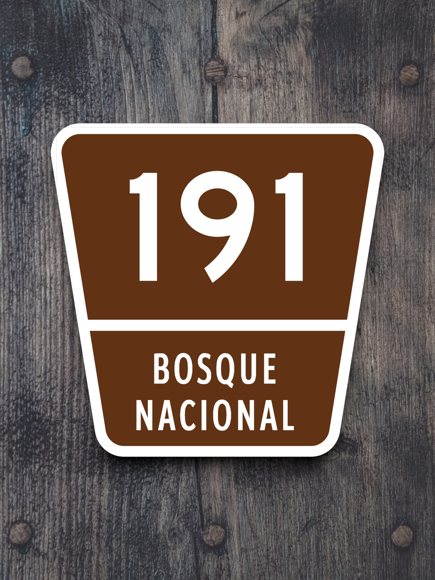 Forest Highway Route 191 - Puerto Rico Sticker