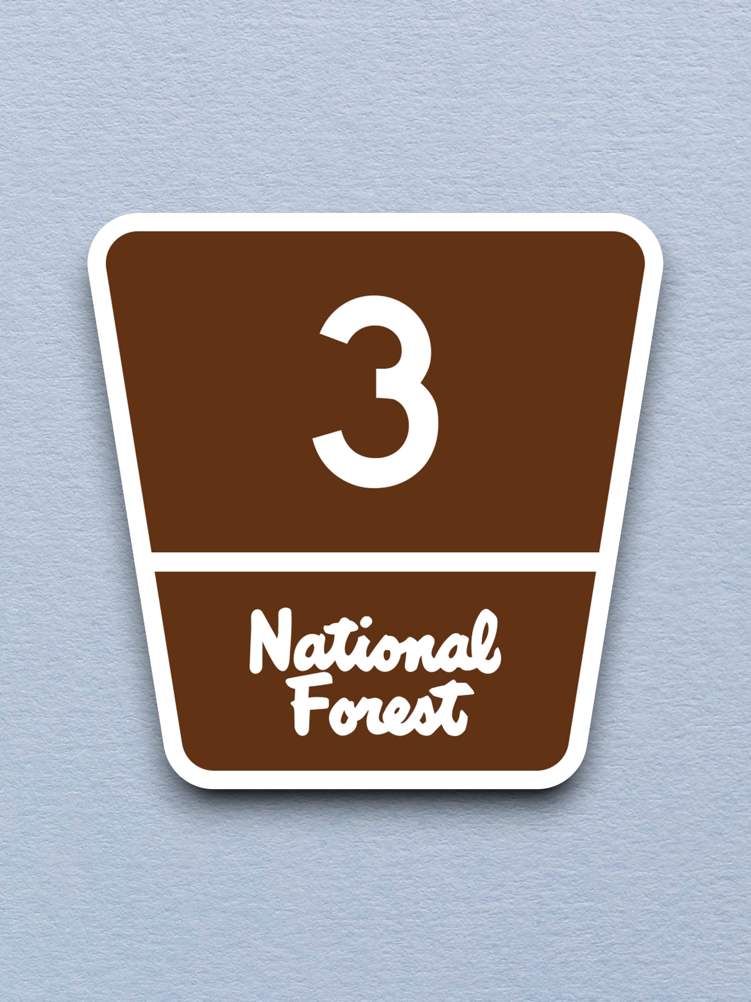 Forest Highway Route 3 Sticker