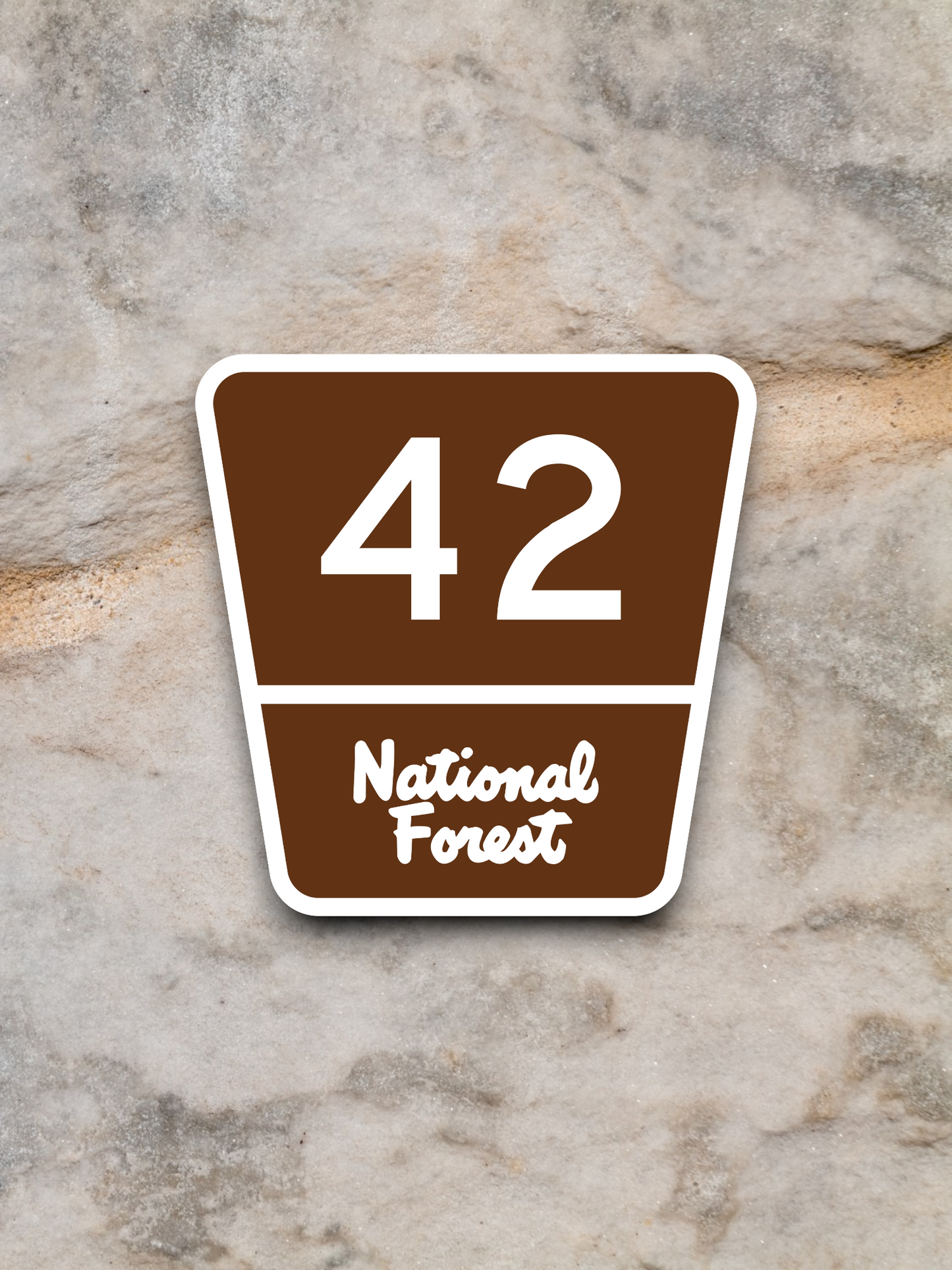 Forest Highway Route 42 Sticker
