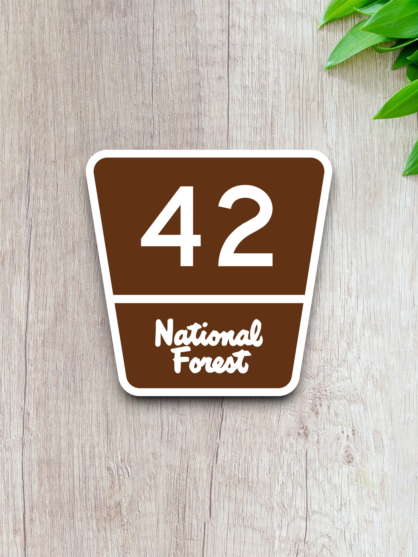 Forest Highway Route 42 Sticker