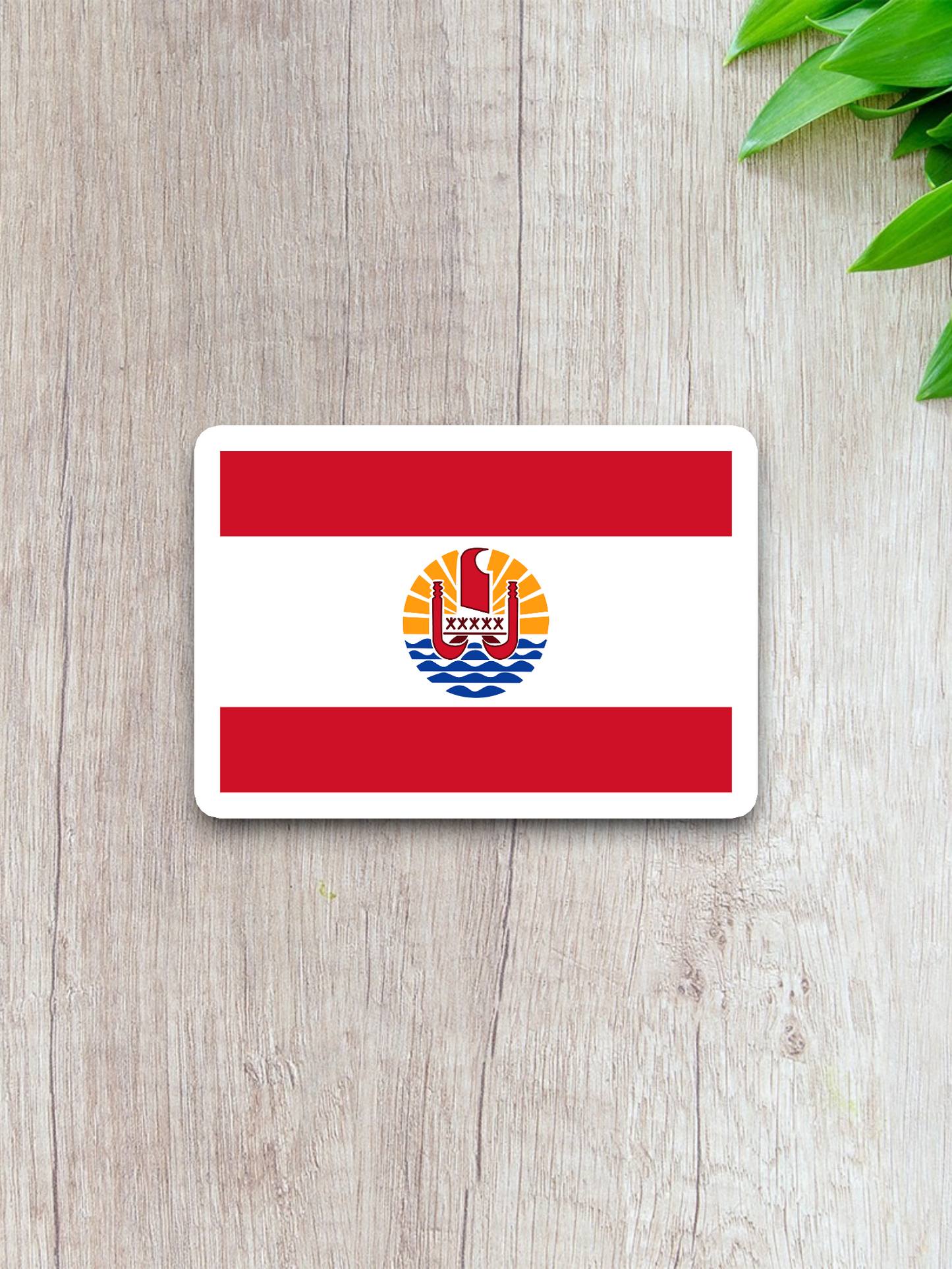 French Polynesia Flag - International Country Flag Sticker