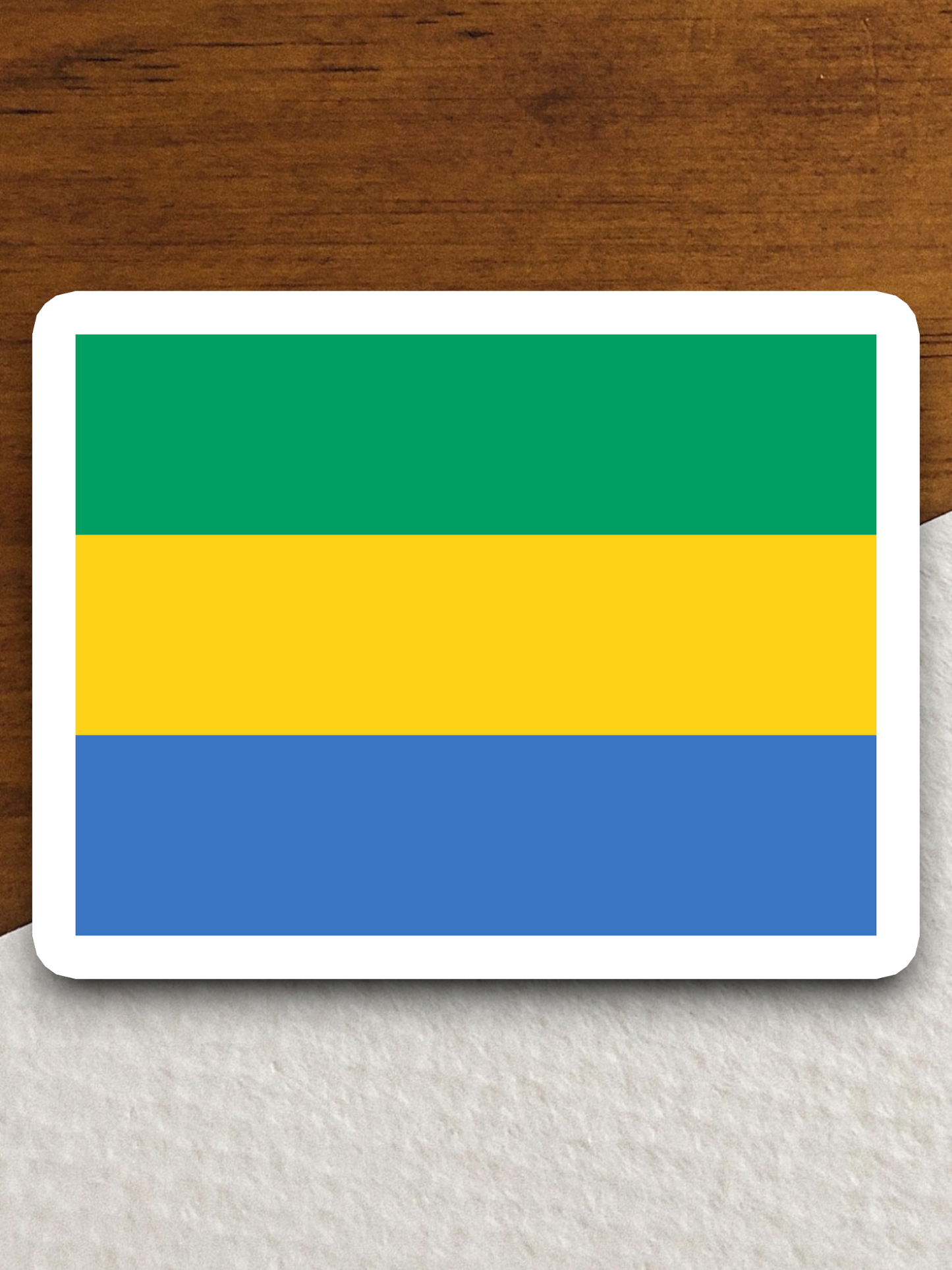 Gabon Flag - International Country Flag Sticker