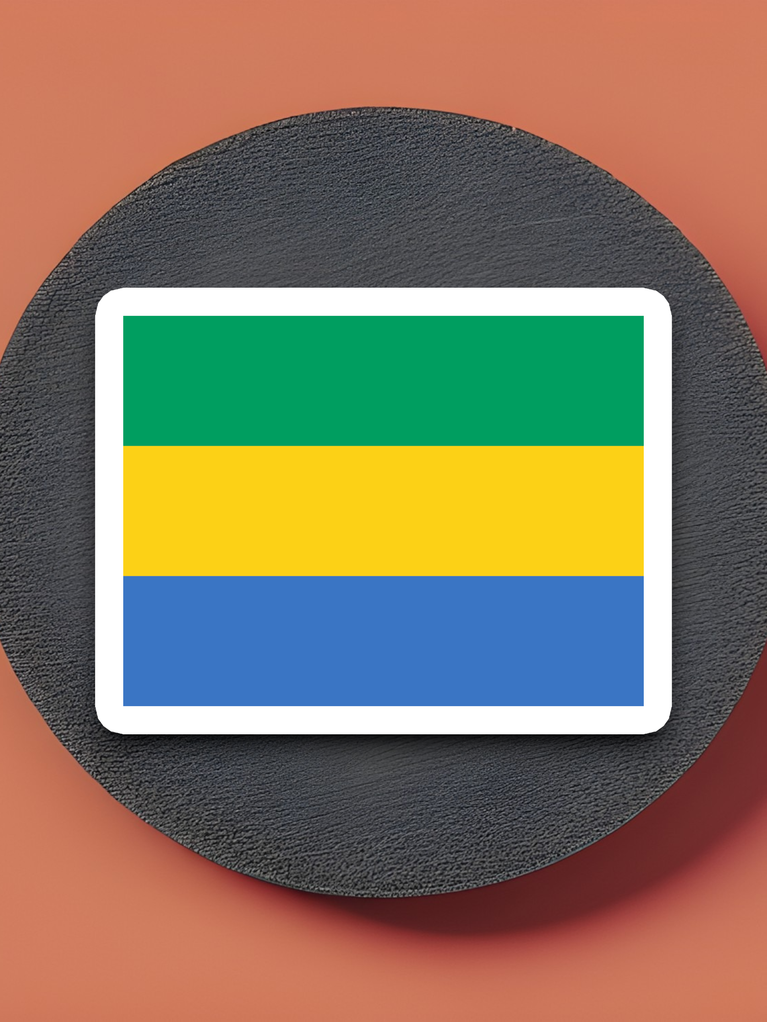 Gabon Flag - International Country Flag Sticker