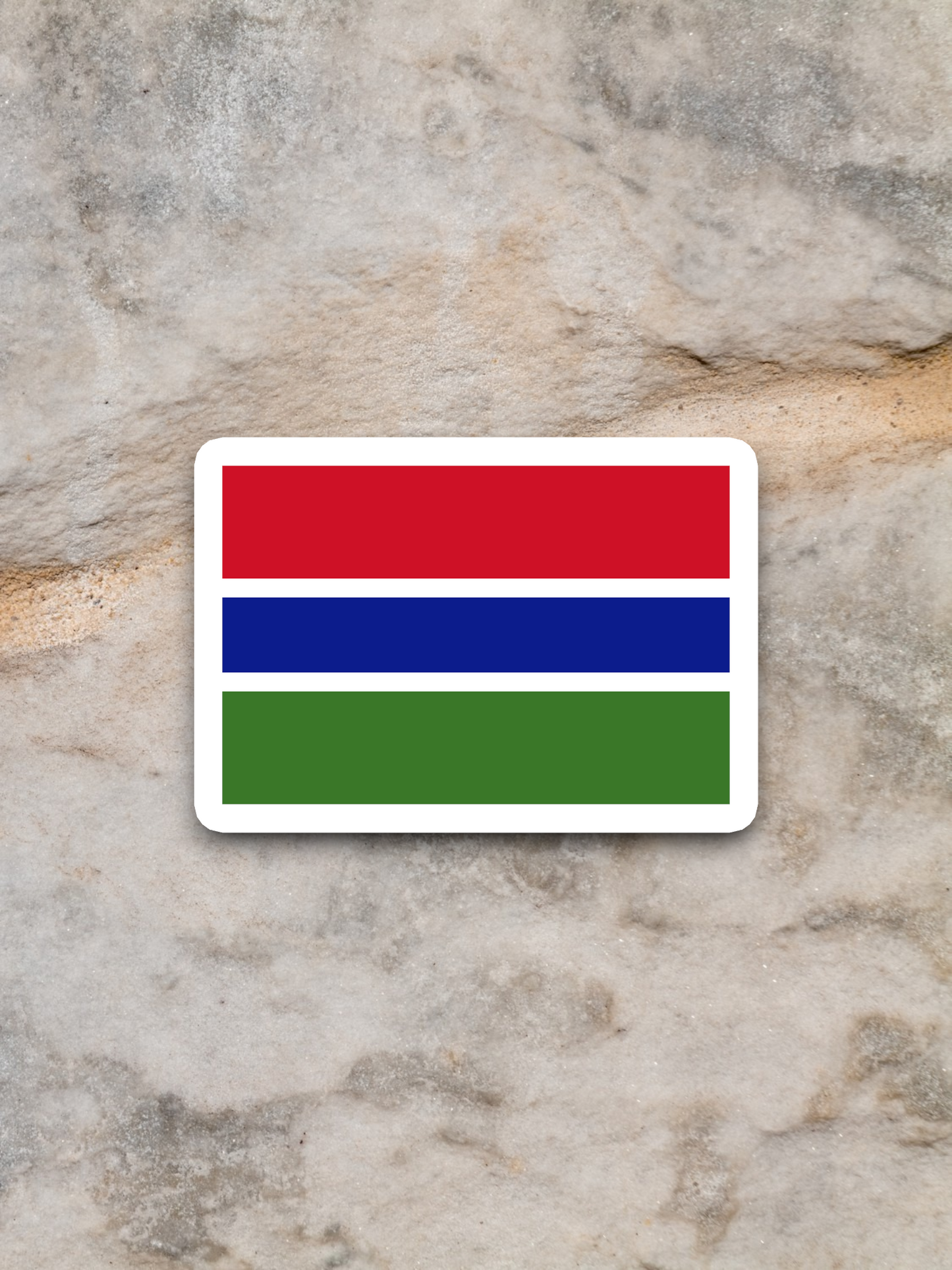Gambia Flag - International Country Flag Sticker