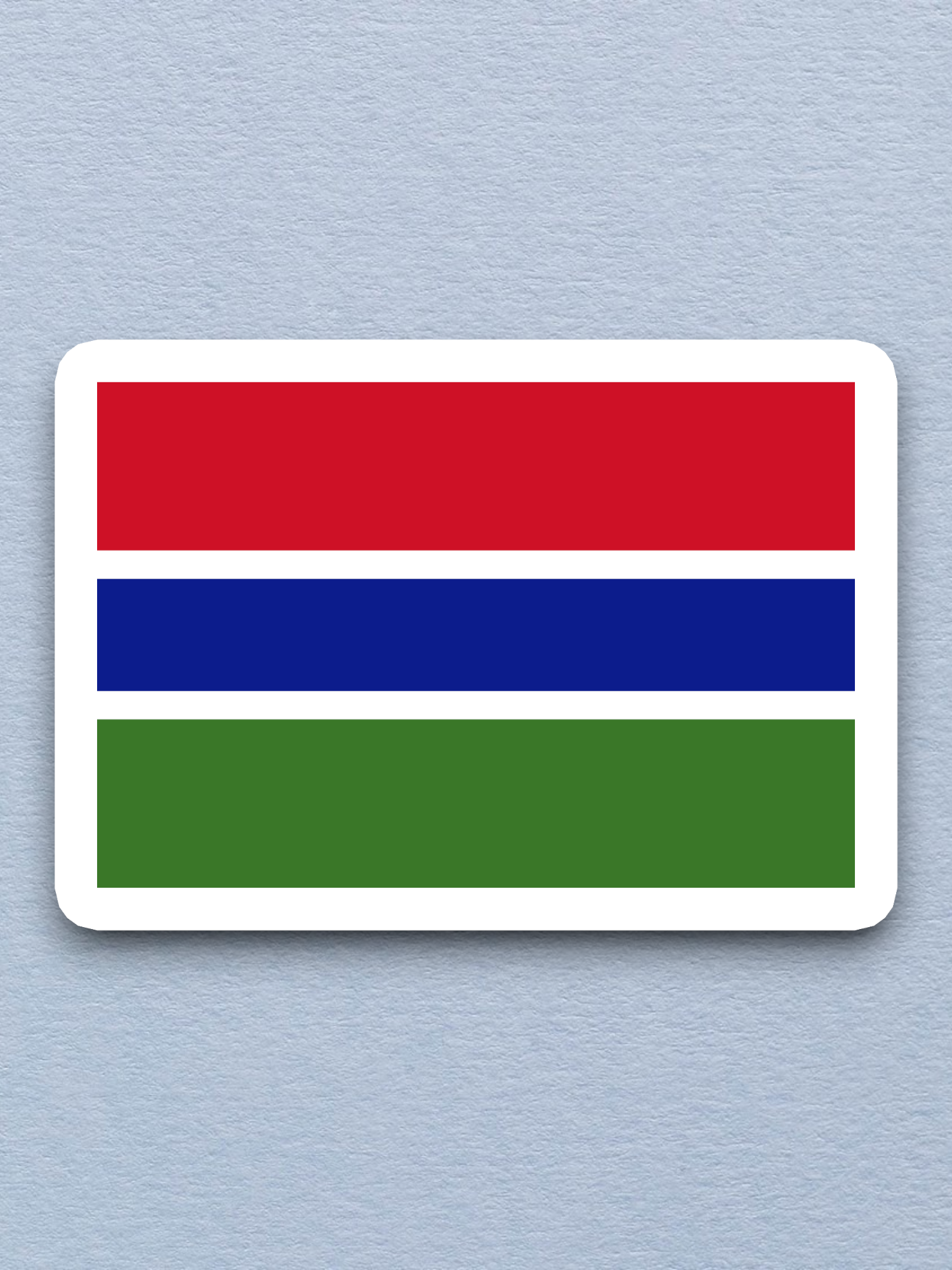 Gambia Flag - International Country Flag Sticker