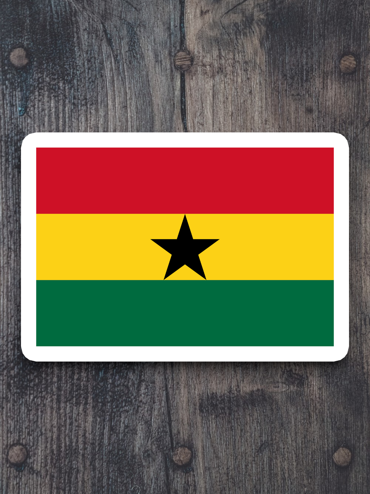 Ghana Flag - International Country Flag Sticker