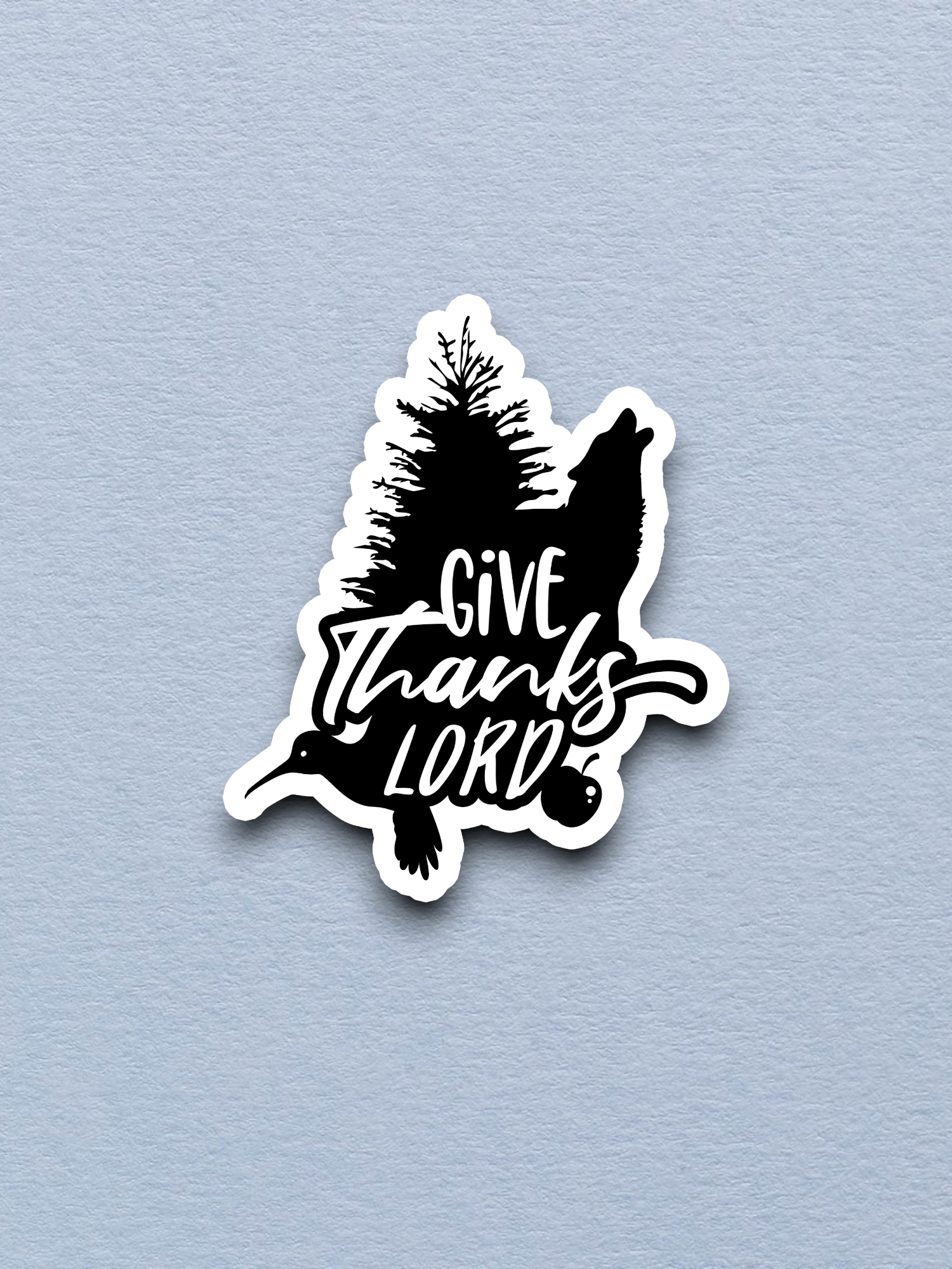 Give Thanks Lord 01 - Faith Sticker