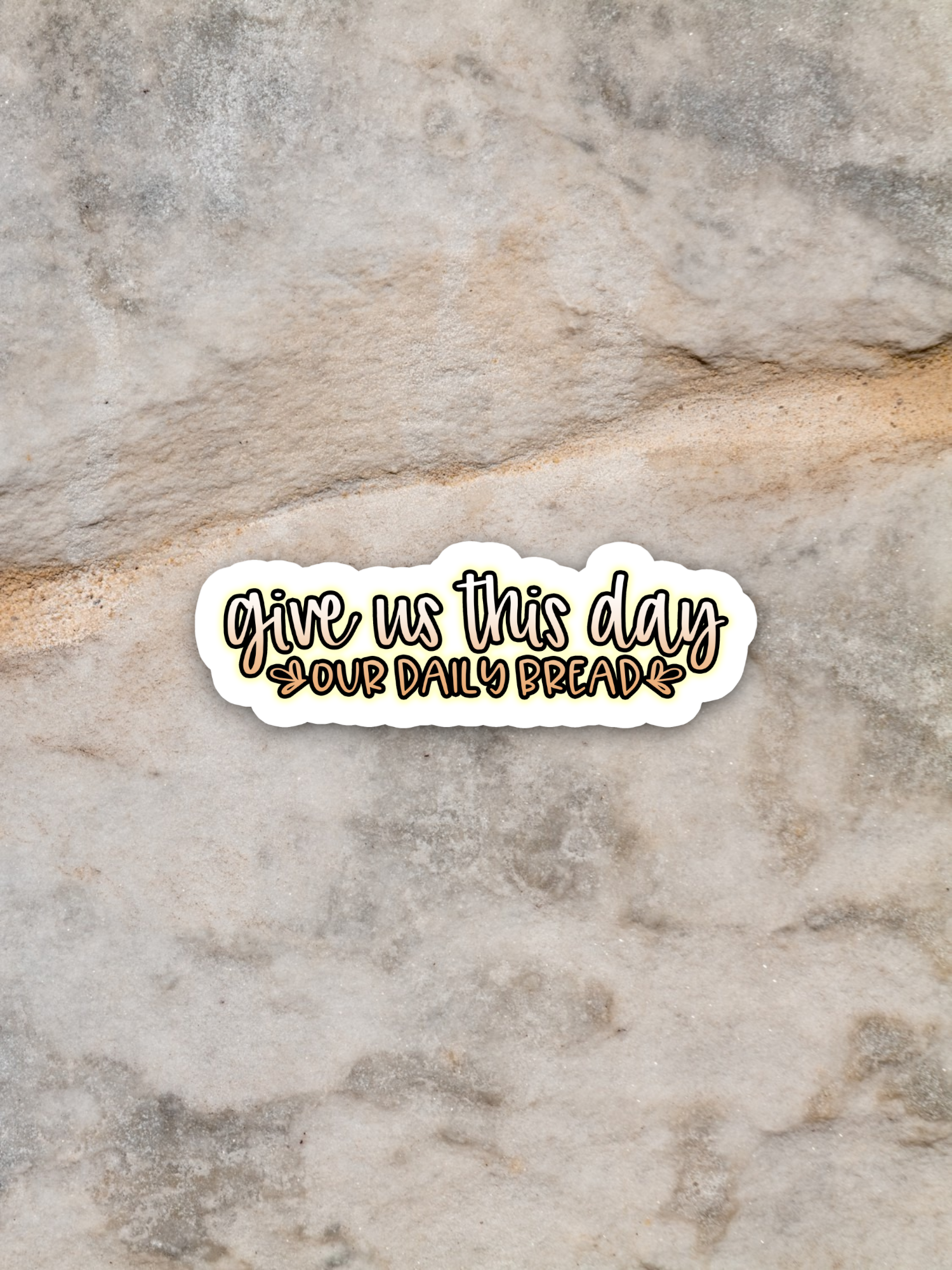 Give Us This Day Our Daily Bread - Faith Sticker