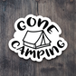 Gone Camping Travel Sticker