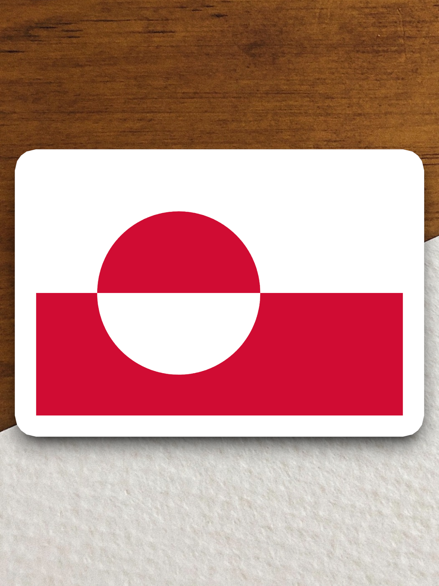Greenland Flag - International Country Flag Sticker