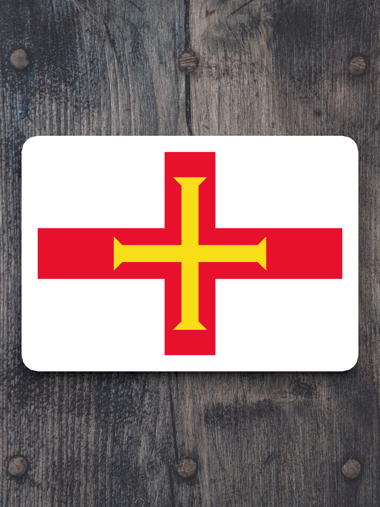 Guernsey Flag - International Country Flag Sticker