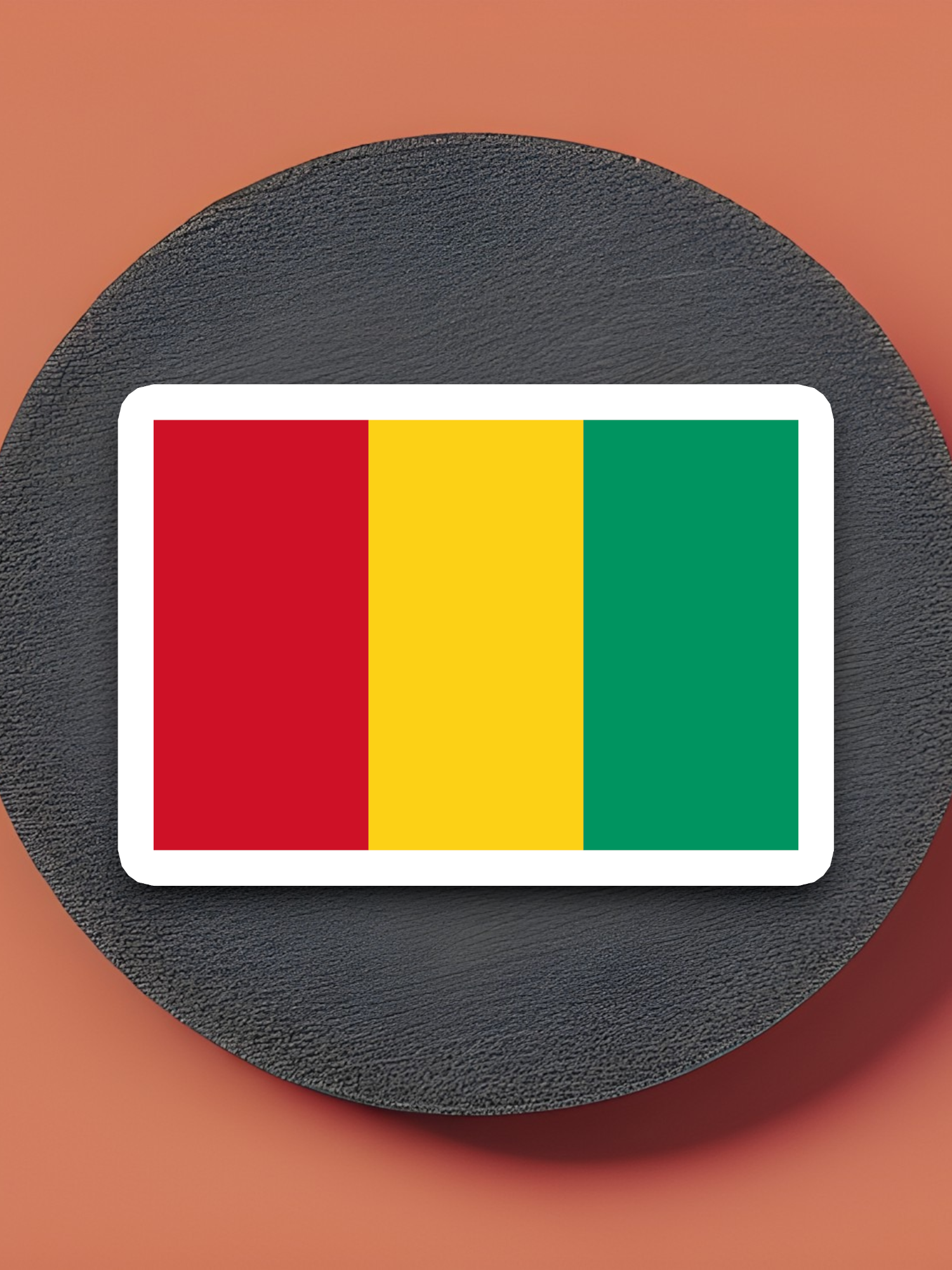 Guinea Flag - International Country Flag Sticker