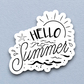 Hello Summer Travel Sticker