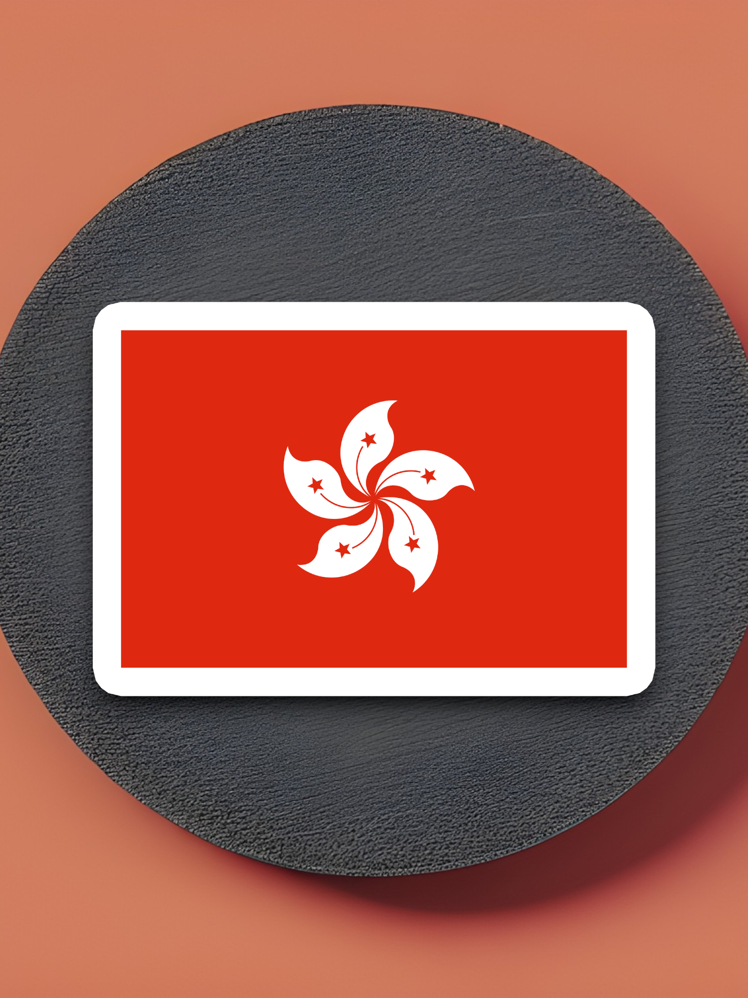 Hong Kong Flag - International Country Flag Sticker