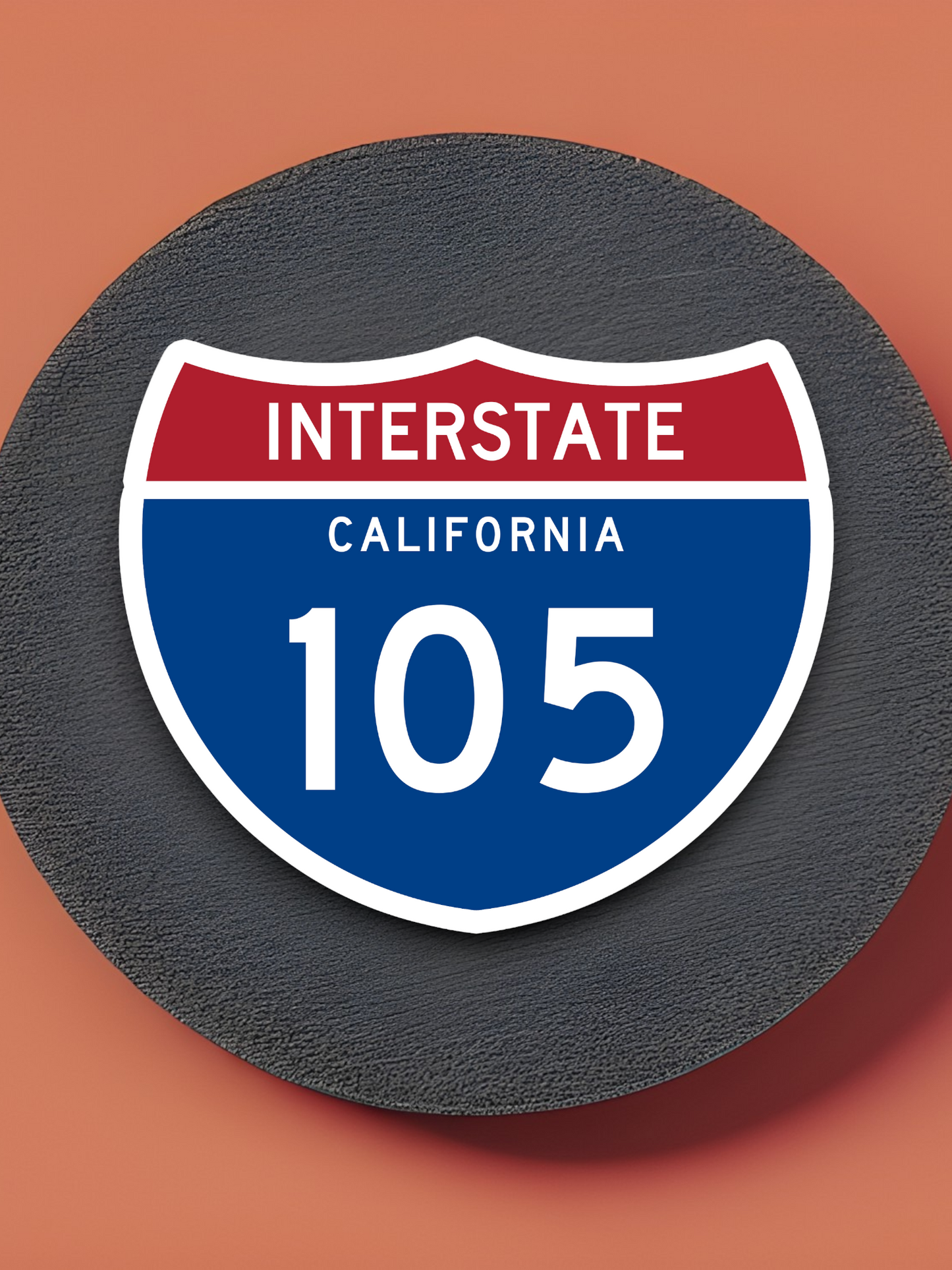 Interstate I-105 California Sticker