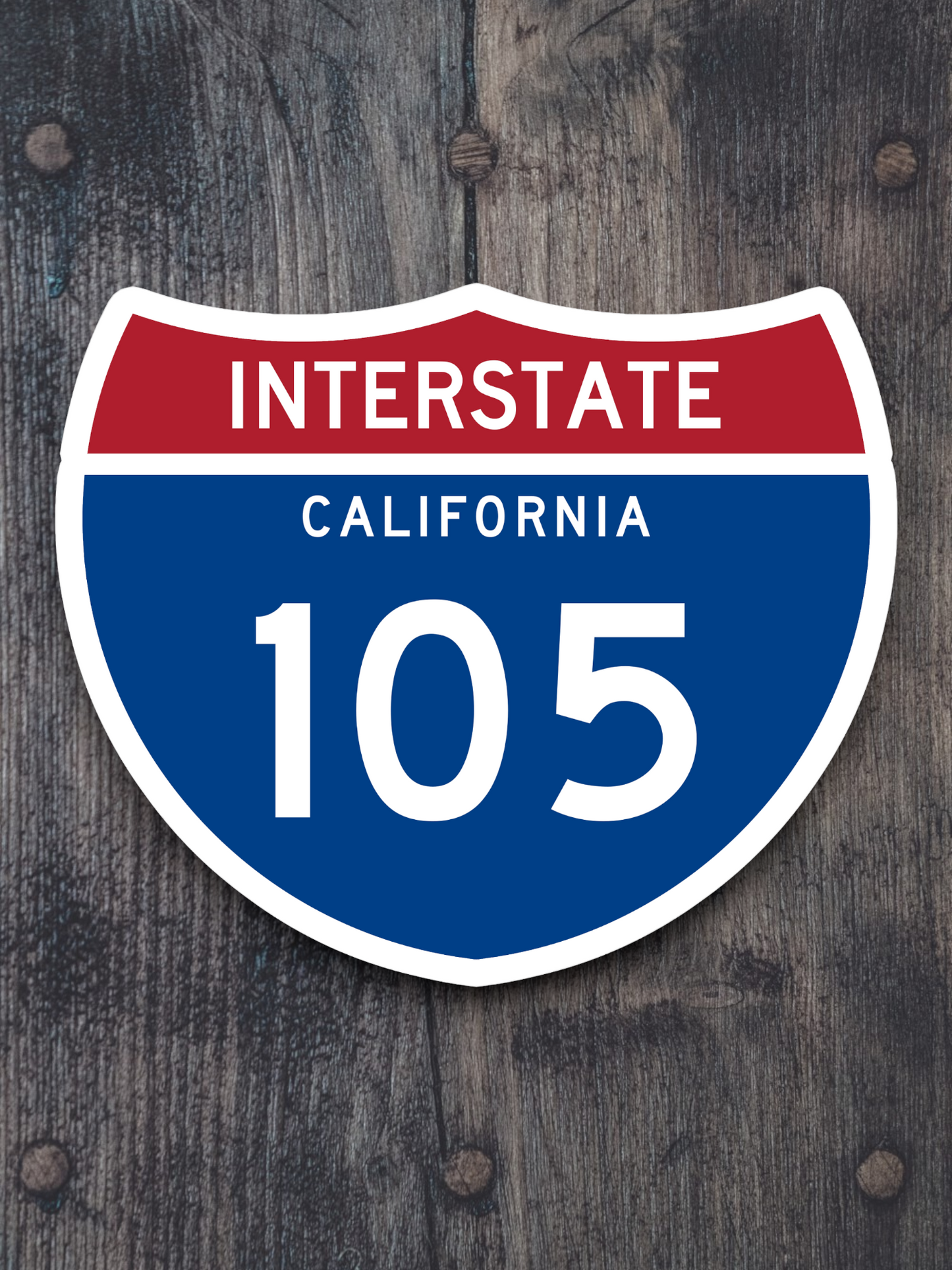 Interstate I-105 California Sticker