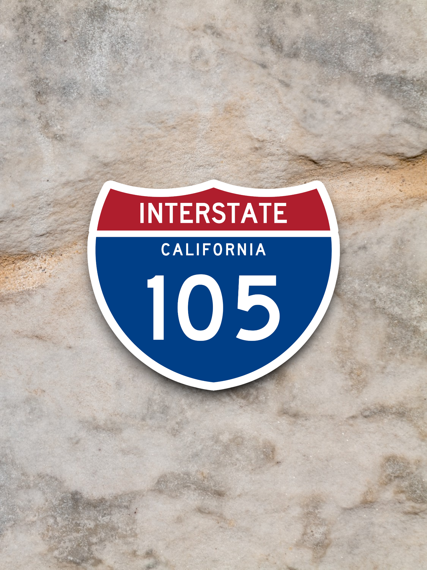 Interstate I-105 California Sticker