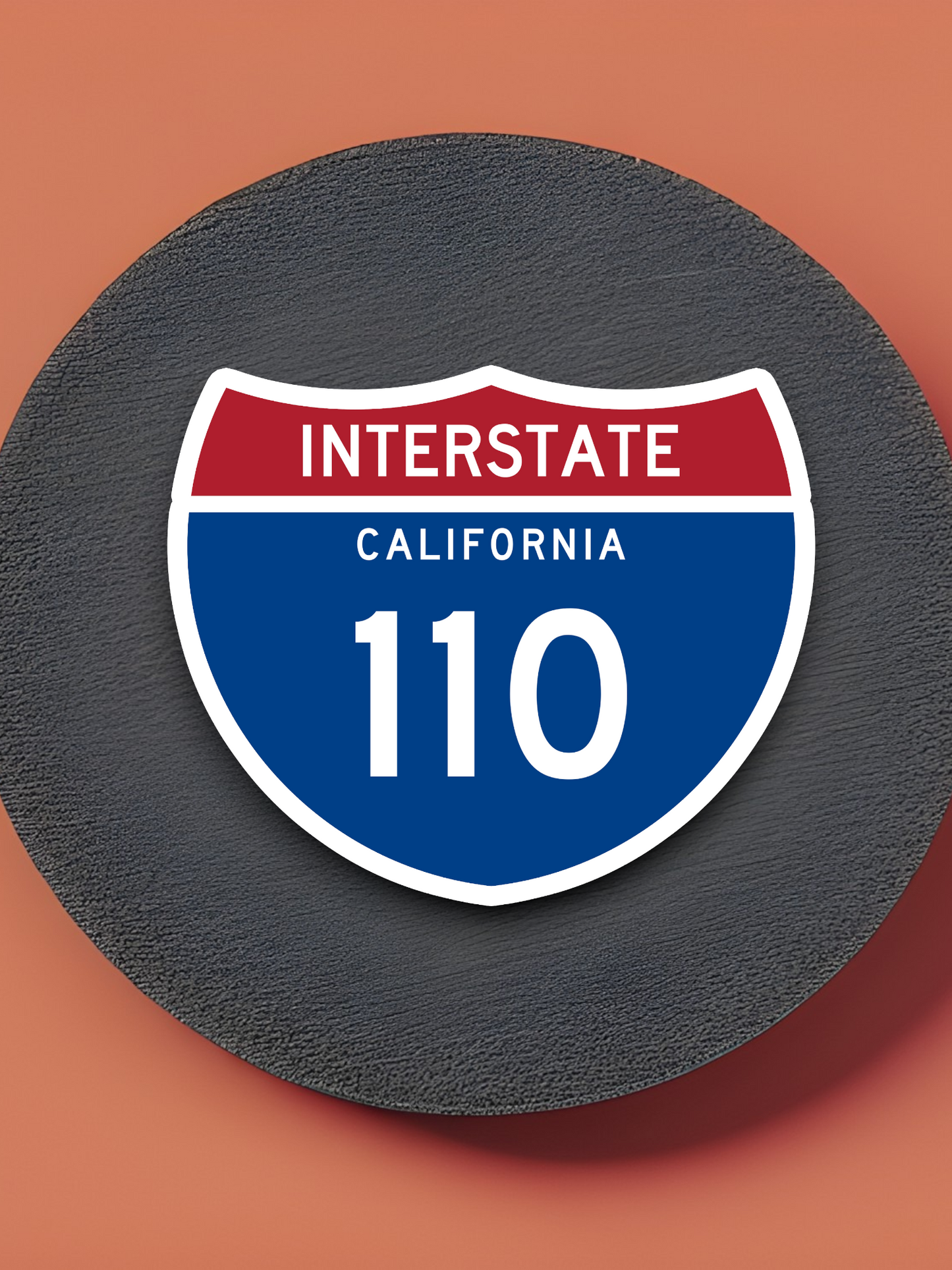 Interstate I-110 California Sticker