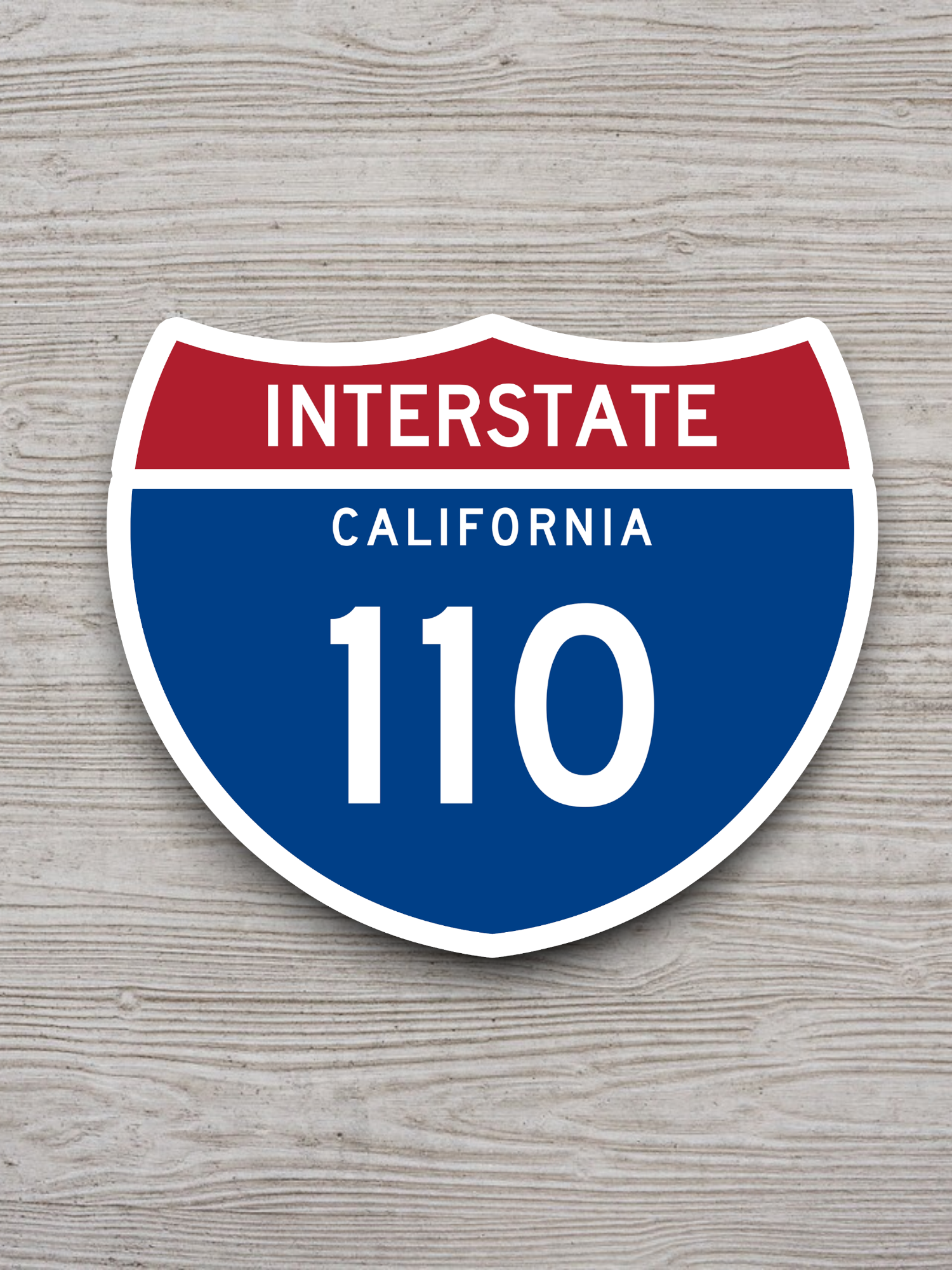 Interstate I-110 California Sticker