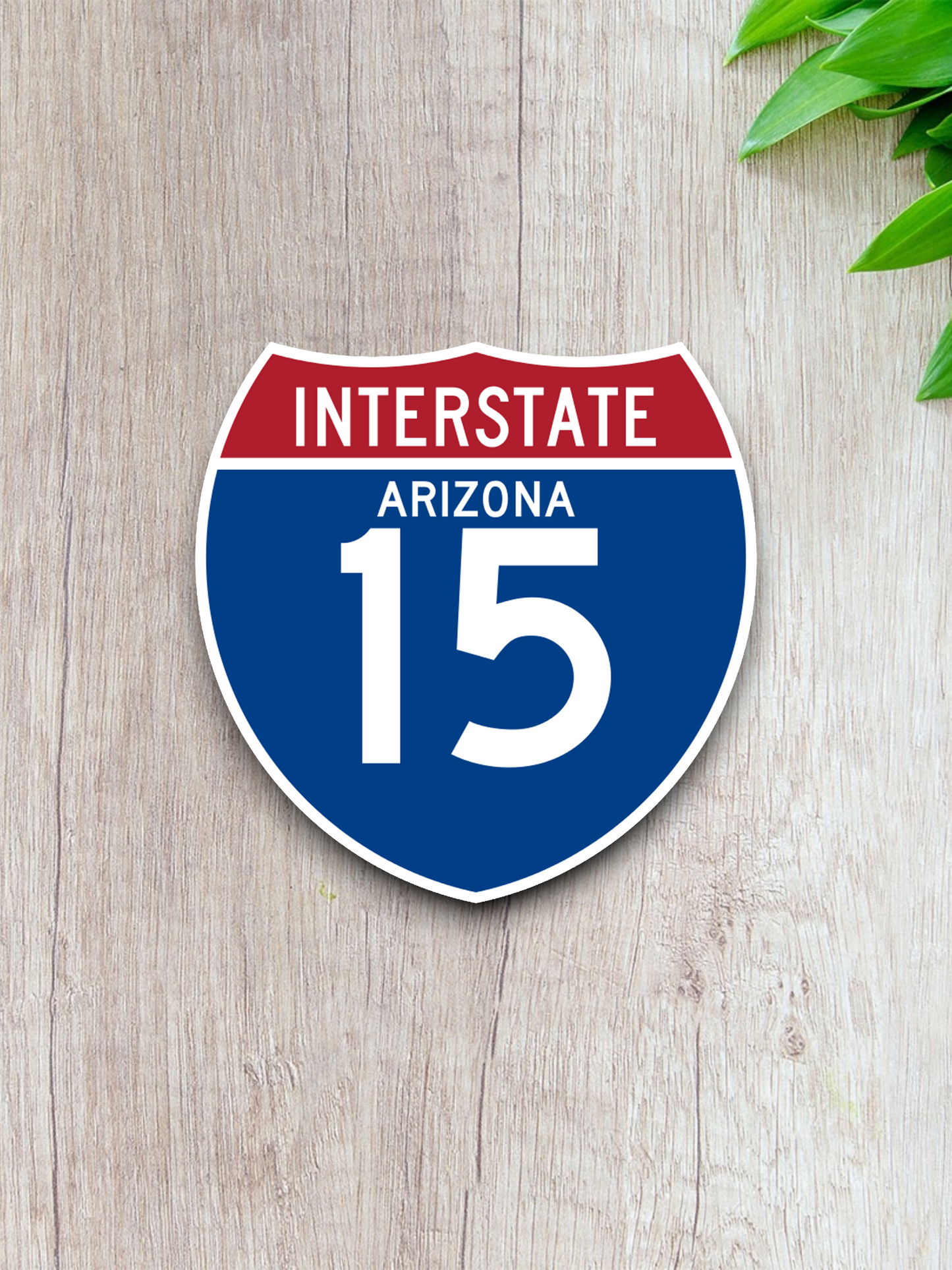 Interstate I-15 - Arizona - Road Sign Sticker