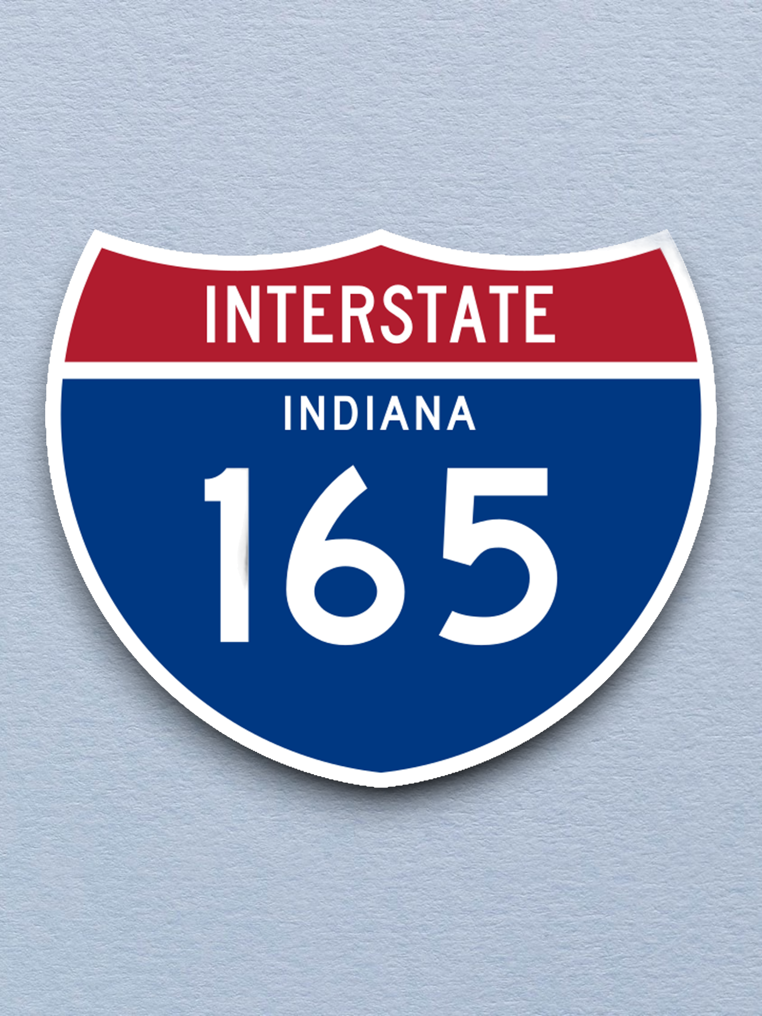 Interstate I-165 Indiana Sticker