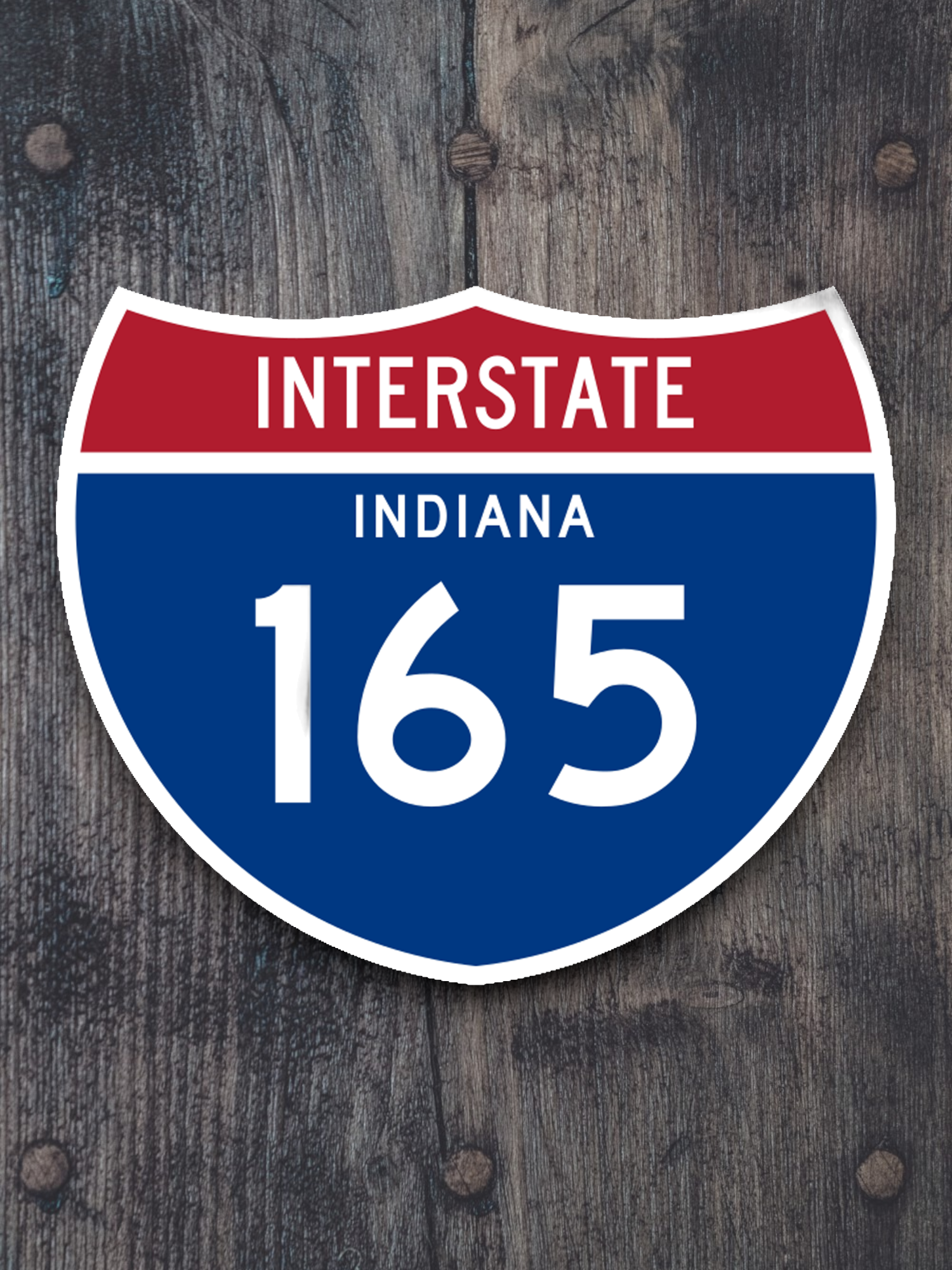 Interstate I-165 Indiana Sticker