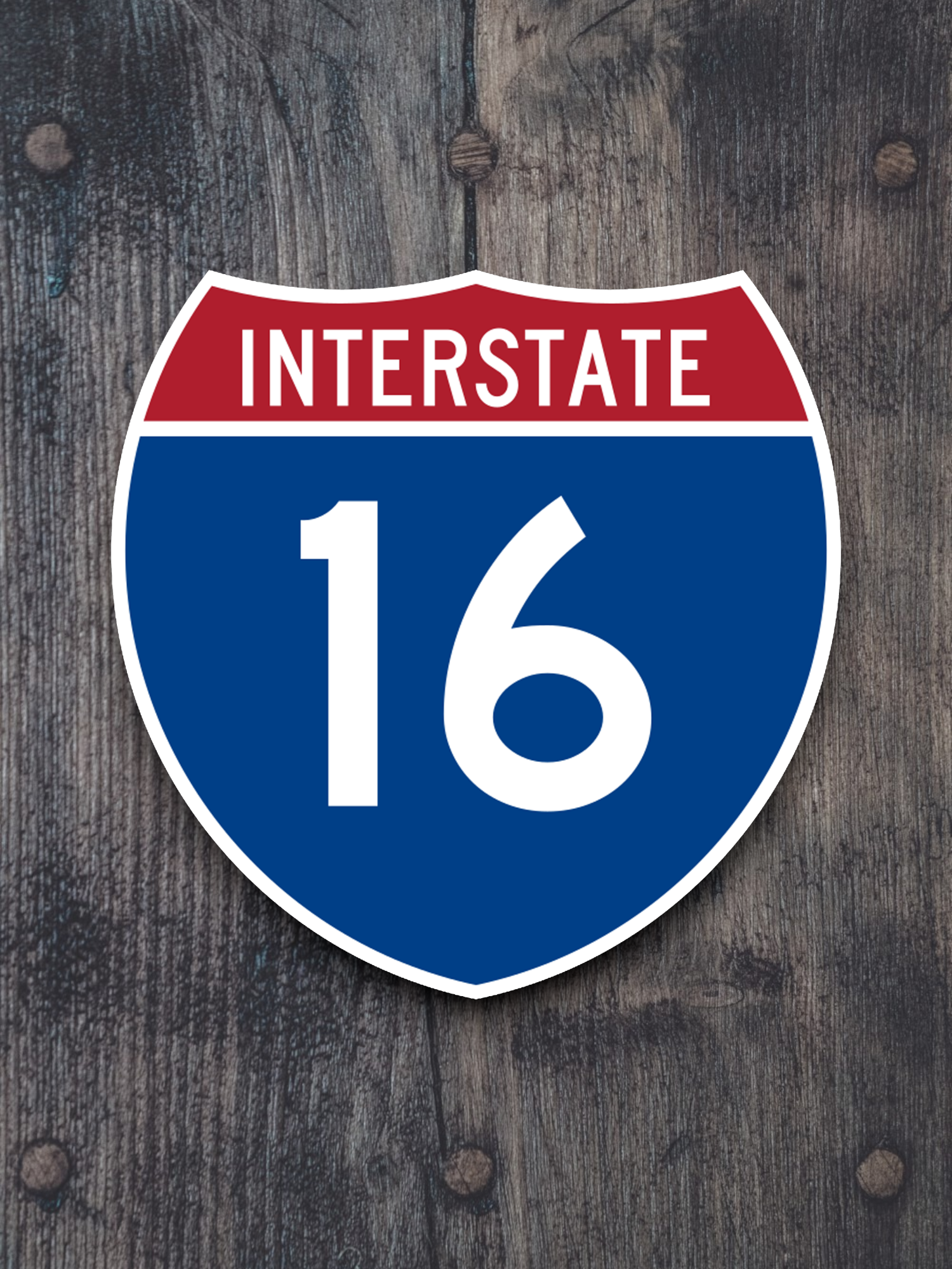 Interstate I-16 Sticker