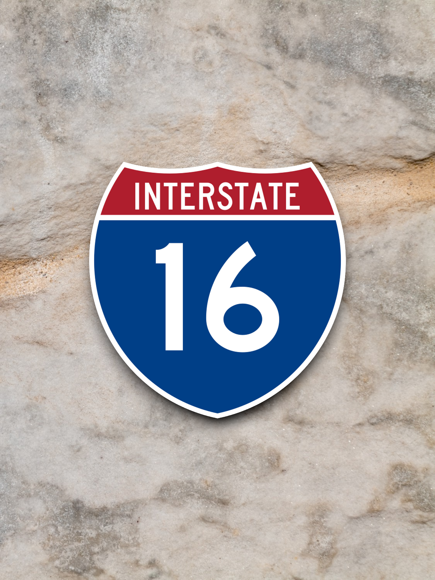 Interstate I-16 Sticker