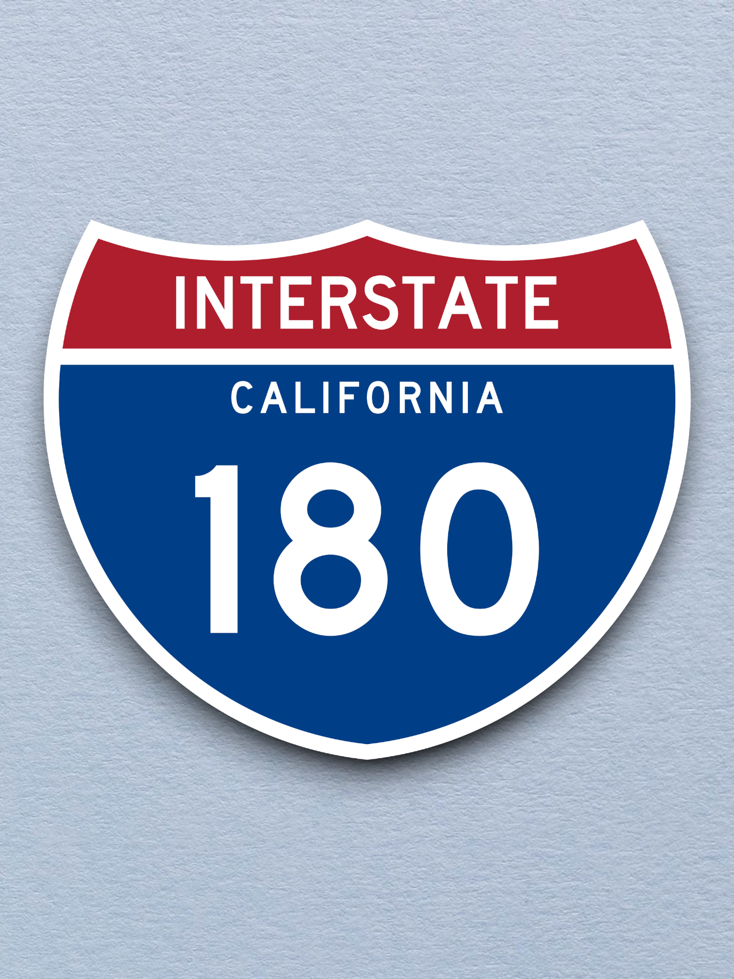Interstate I-180 California Sticker