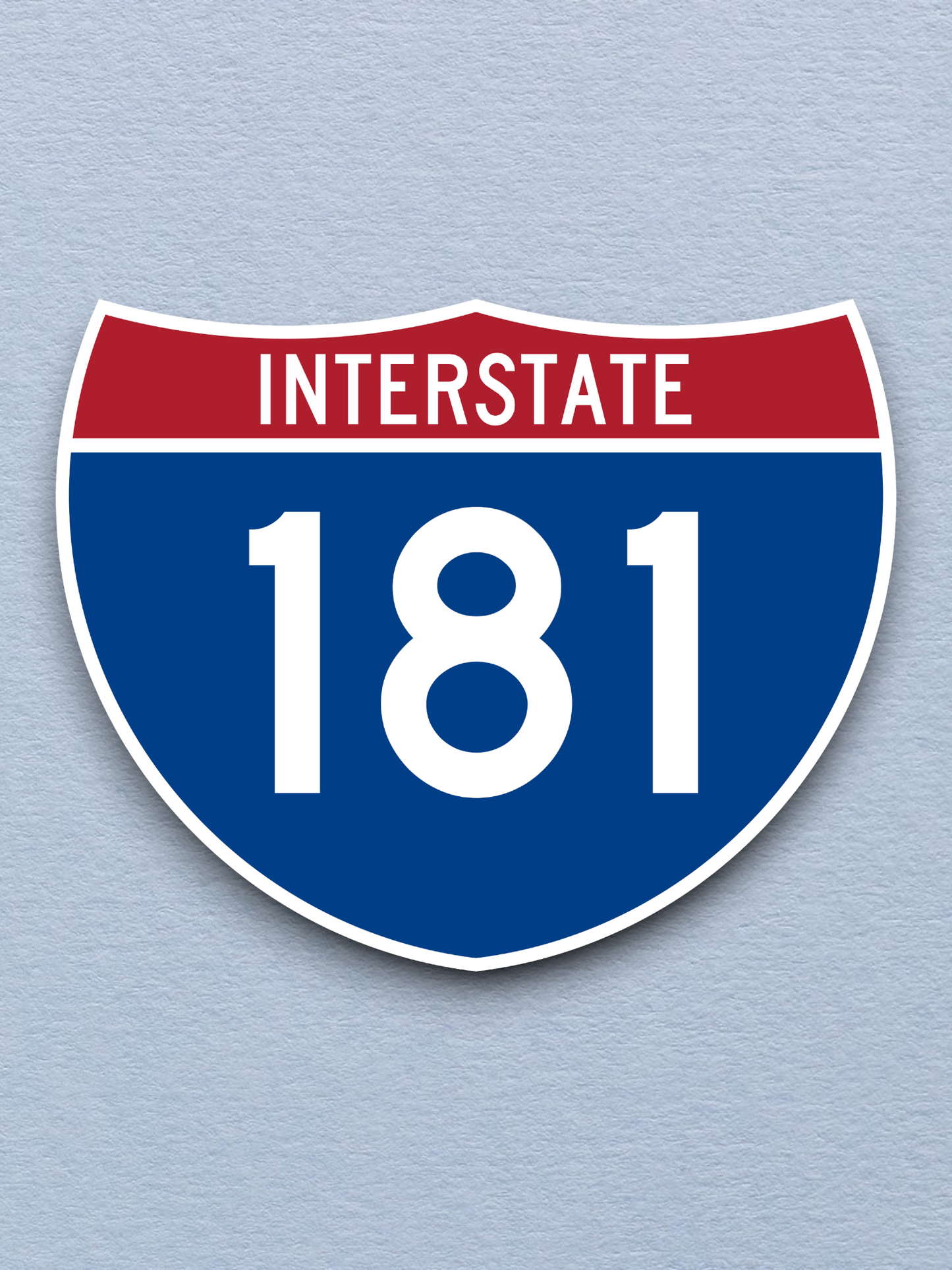 Interstate I-181 Road Sign Sticker