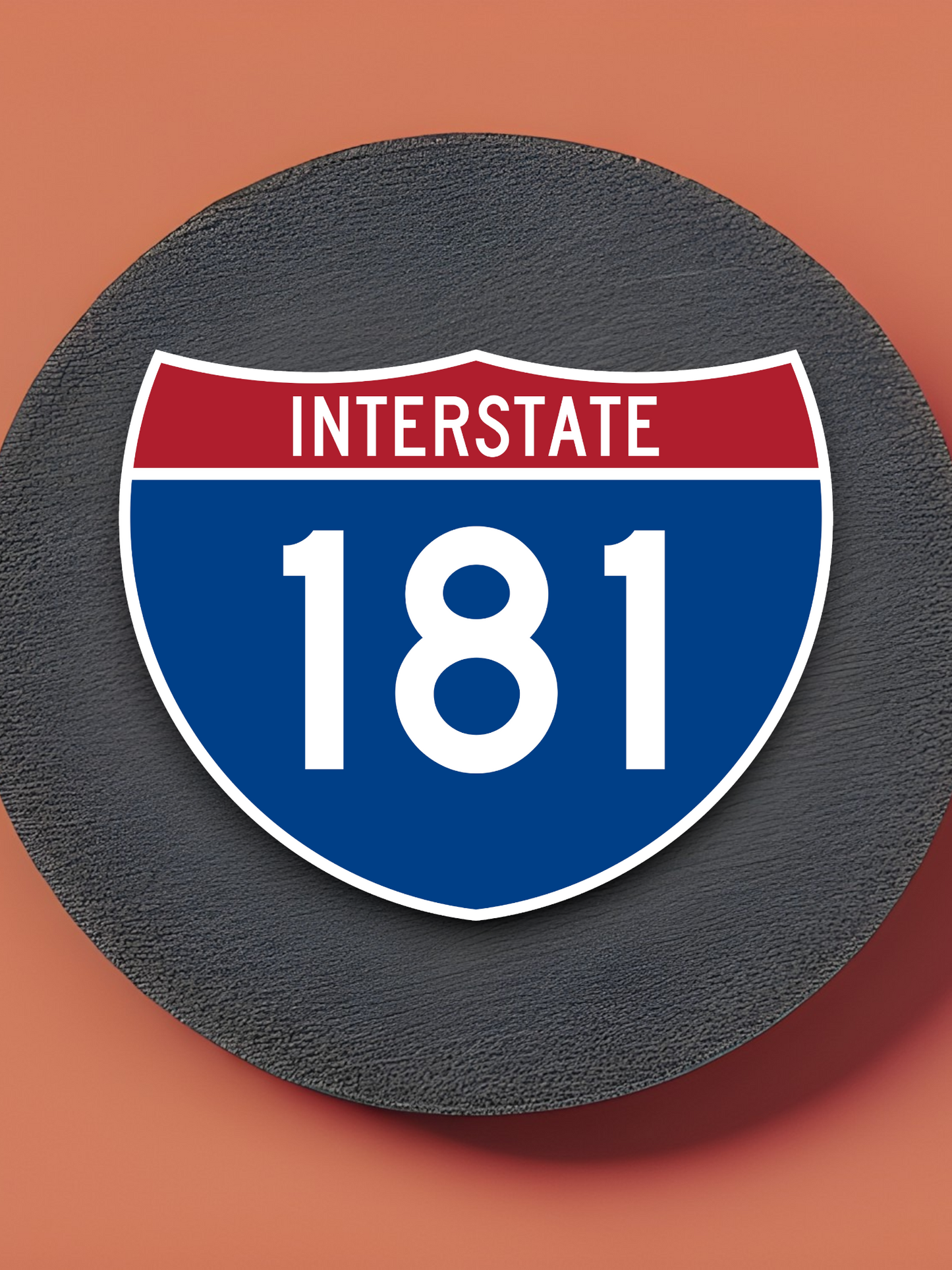 Interstate I-181 Road Sign Sticker