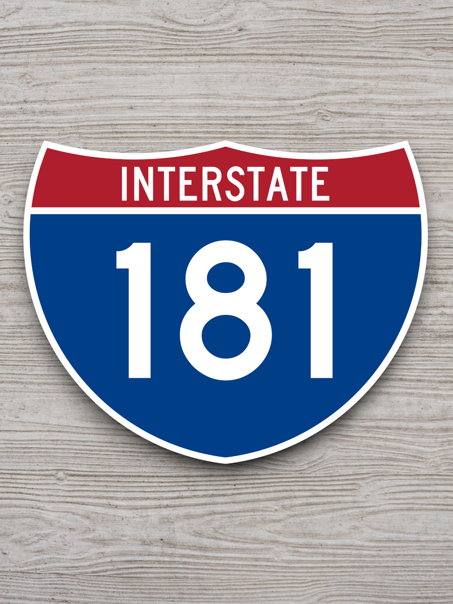 Interstate I-181 Road Sign Sticker