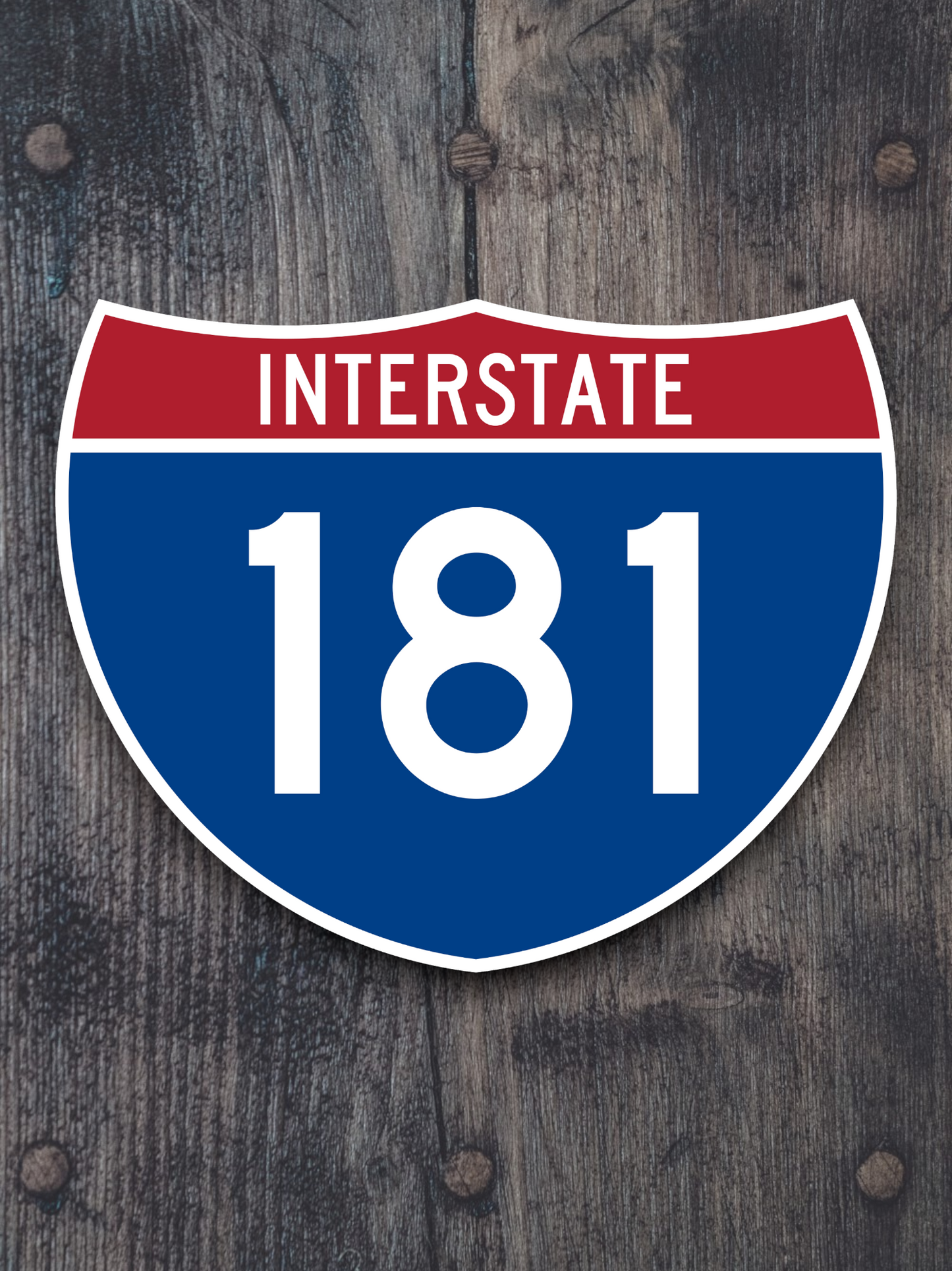 Interstate I-181 Road Sign Sticker