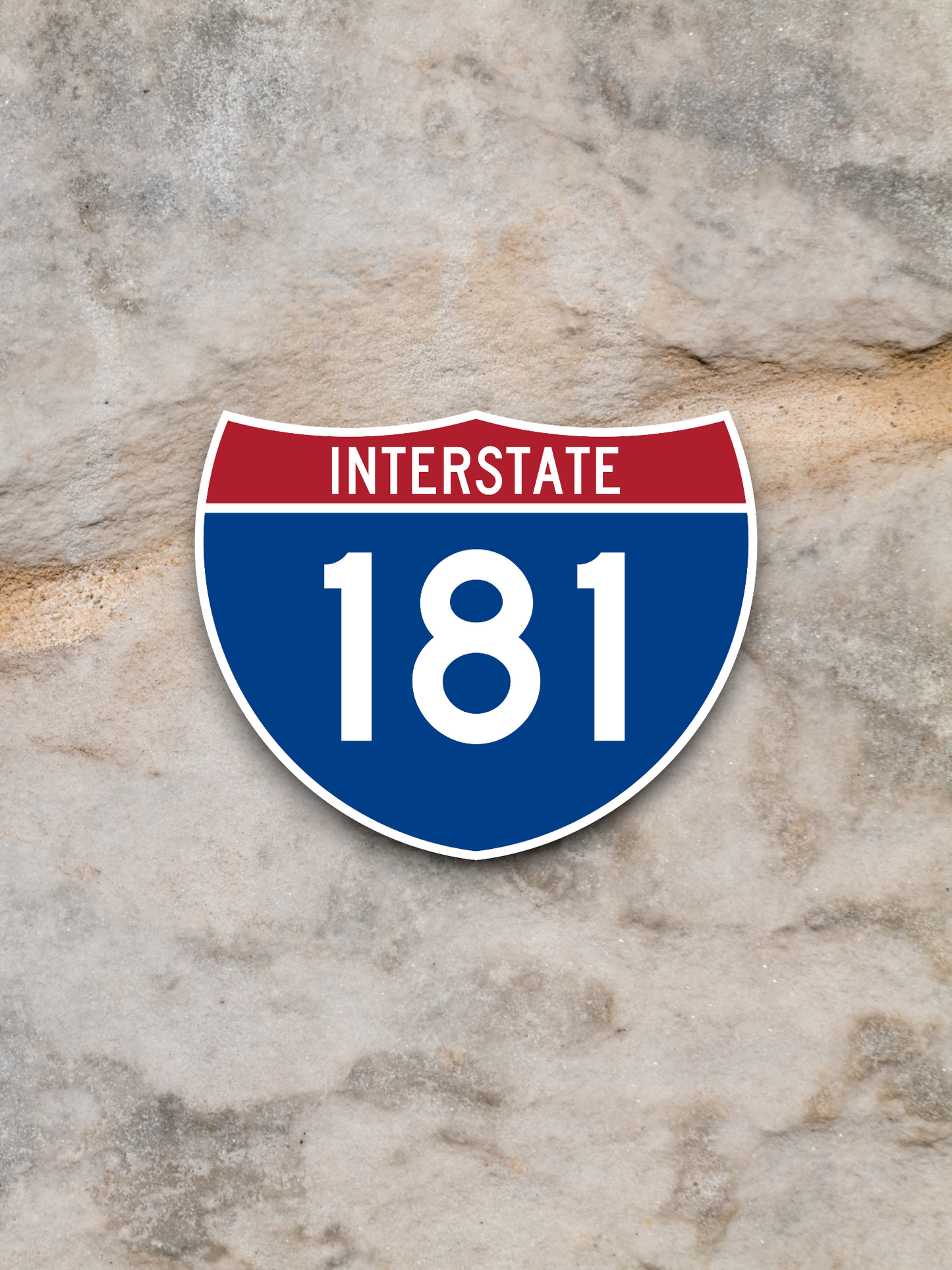Interstate I-181 Road Sign Sticker