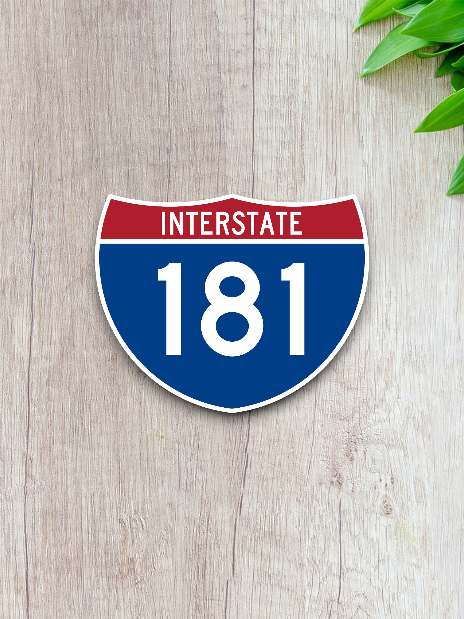 Interstate I-181 Road Sign Sticker