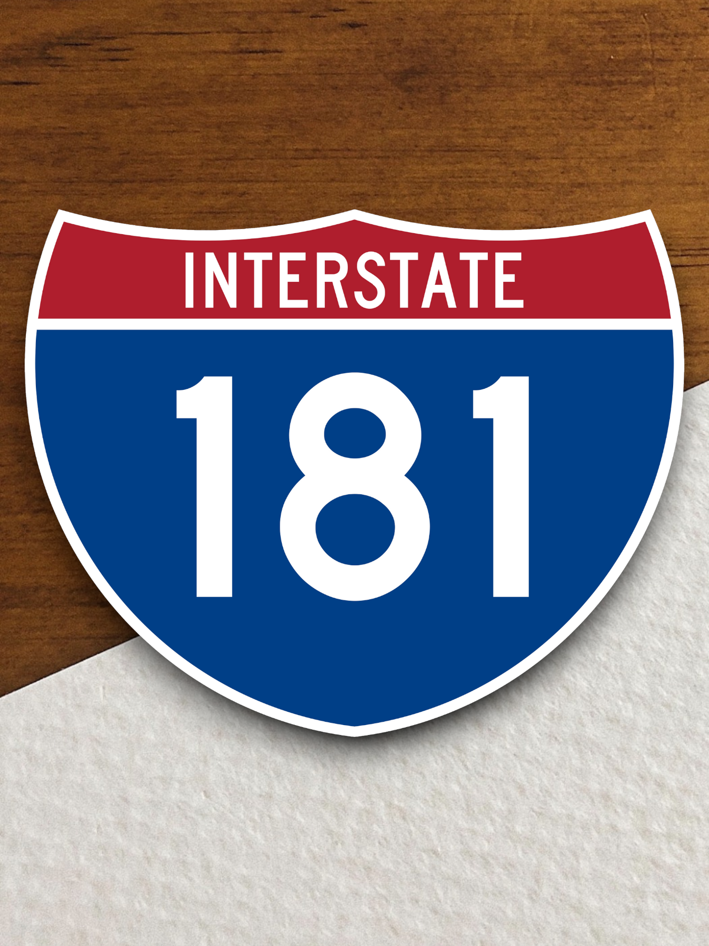 Interstate I-181 Road Sign Sticker