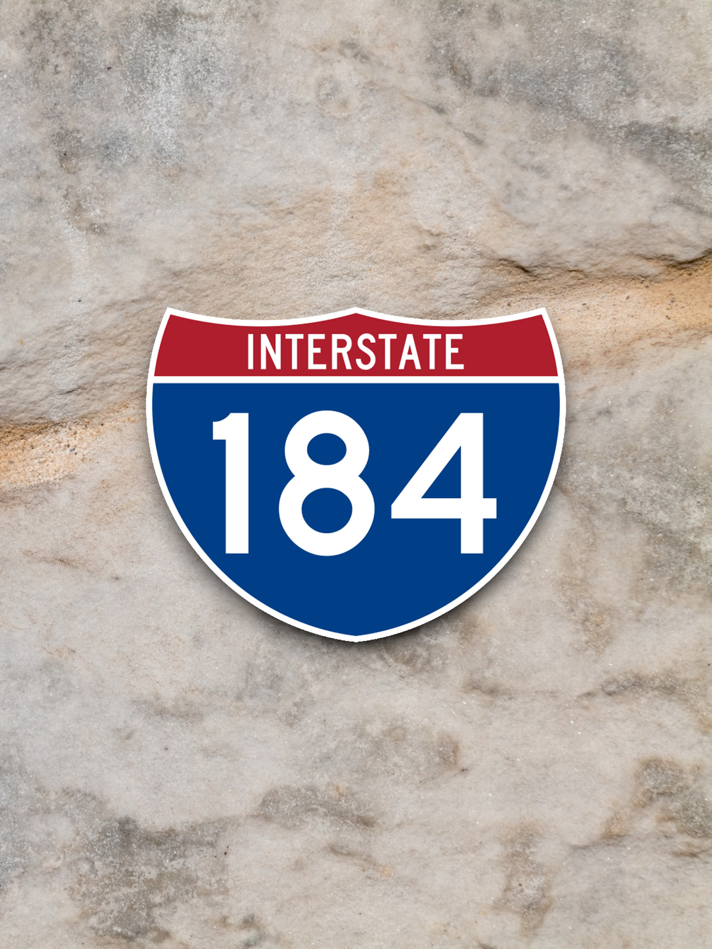 Interstate I-184 Road Sign Sticker