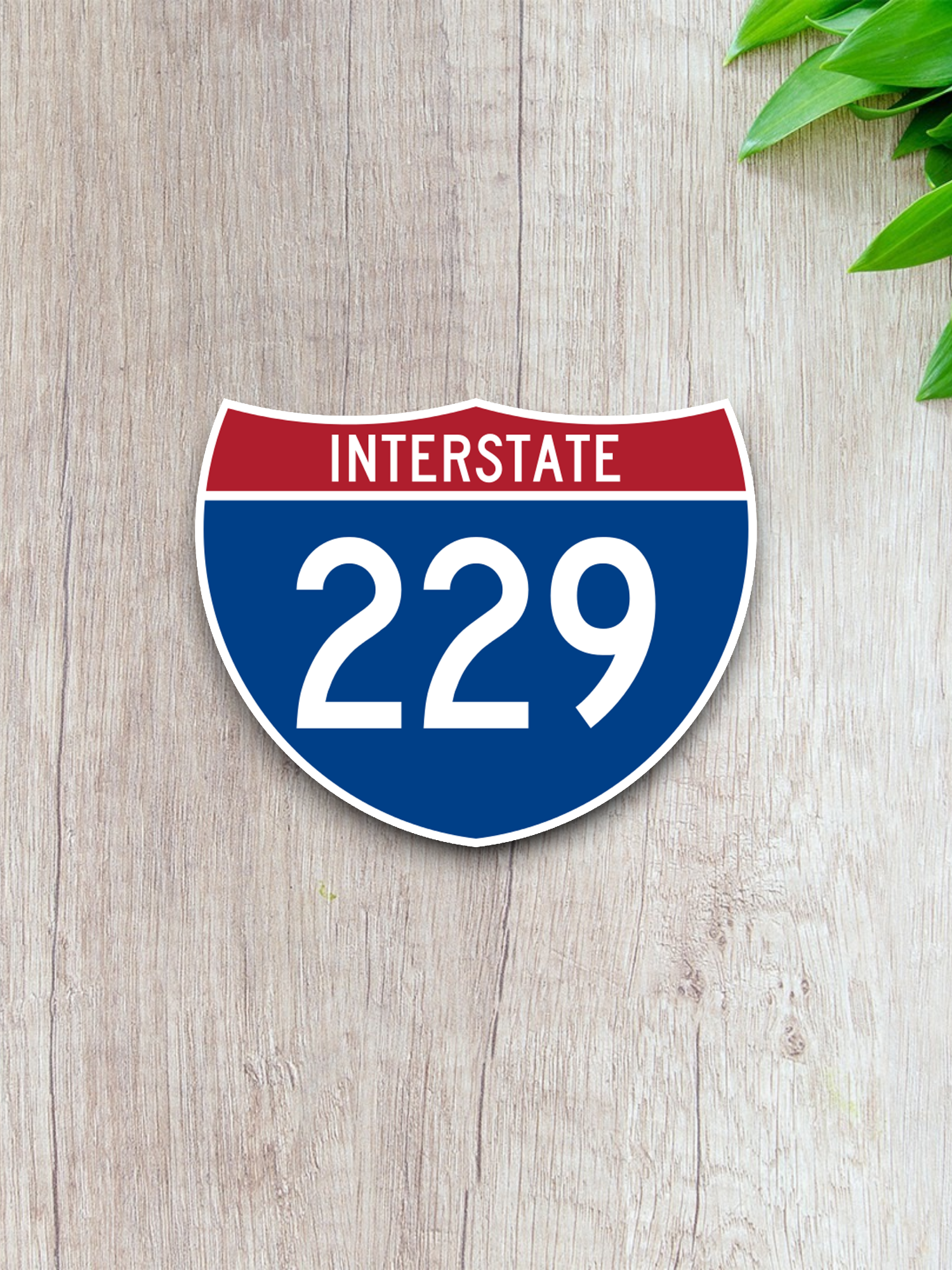 Interstate I-229 Road Sign Sticker