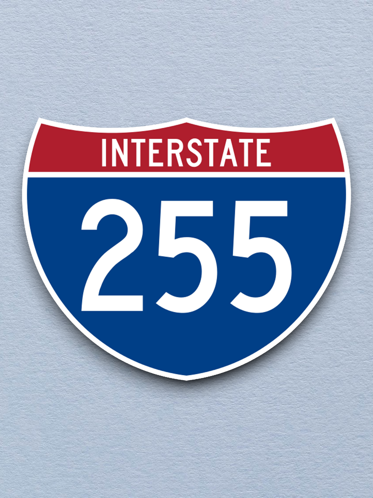 Interstate I-255 Road Sign Sticker