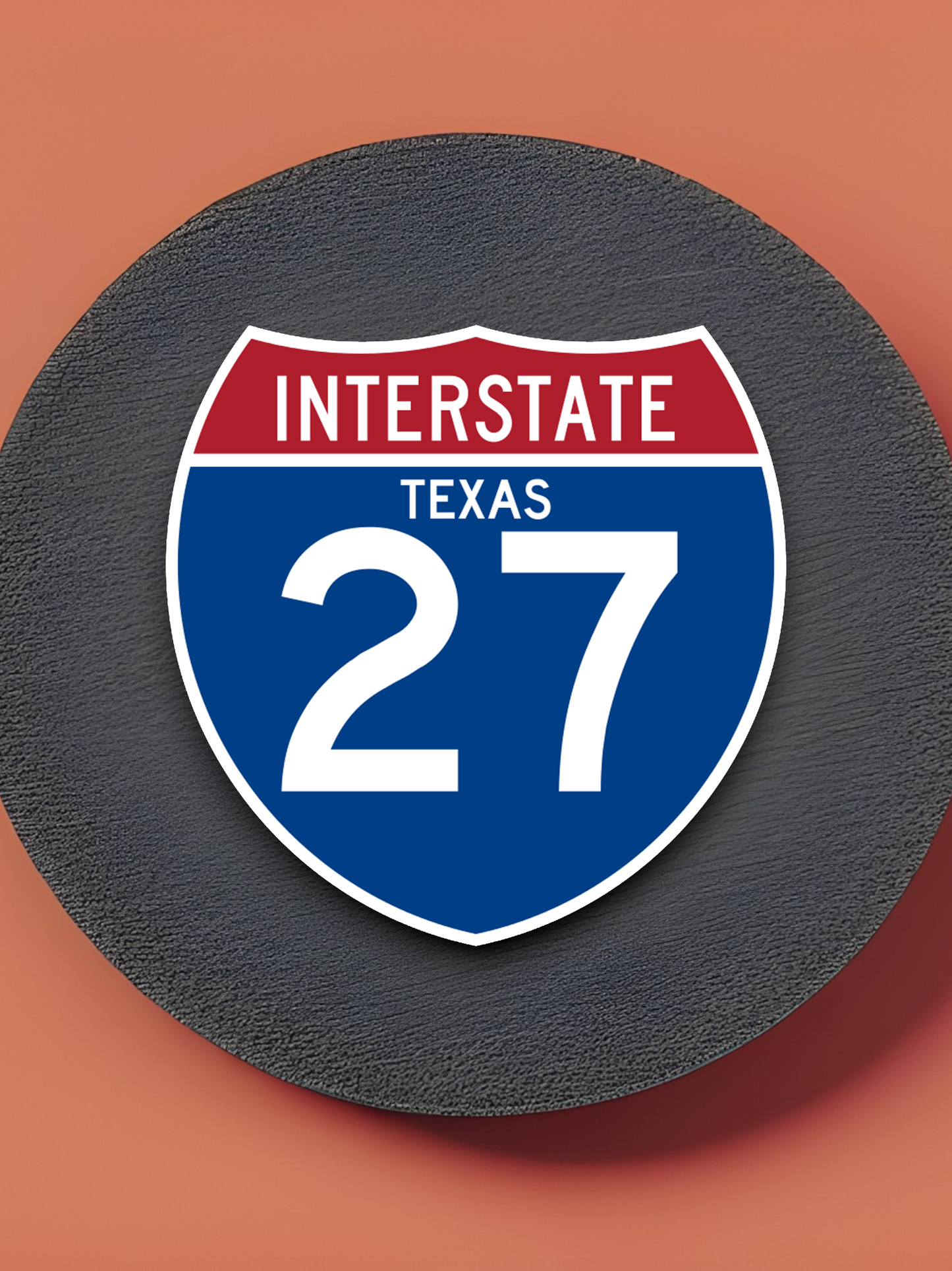 Interstate I-27 - Texas Sticker