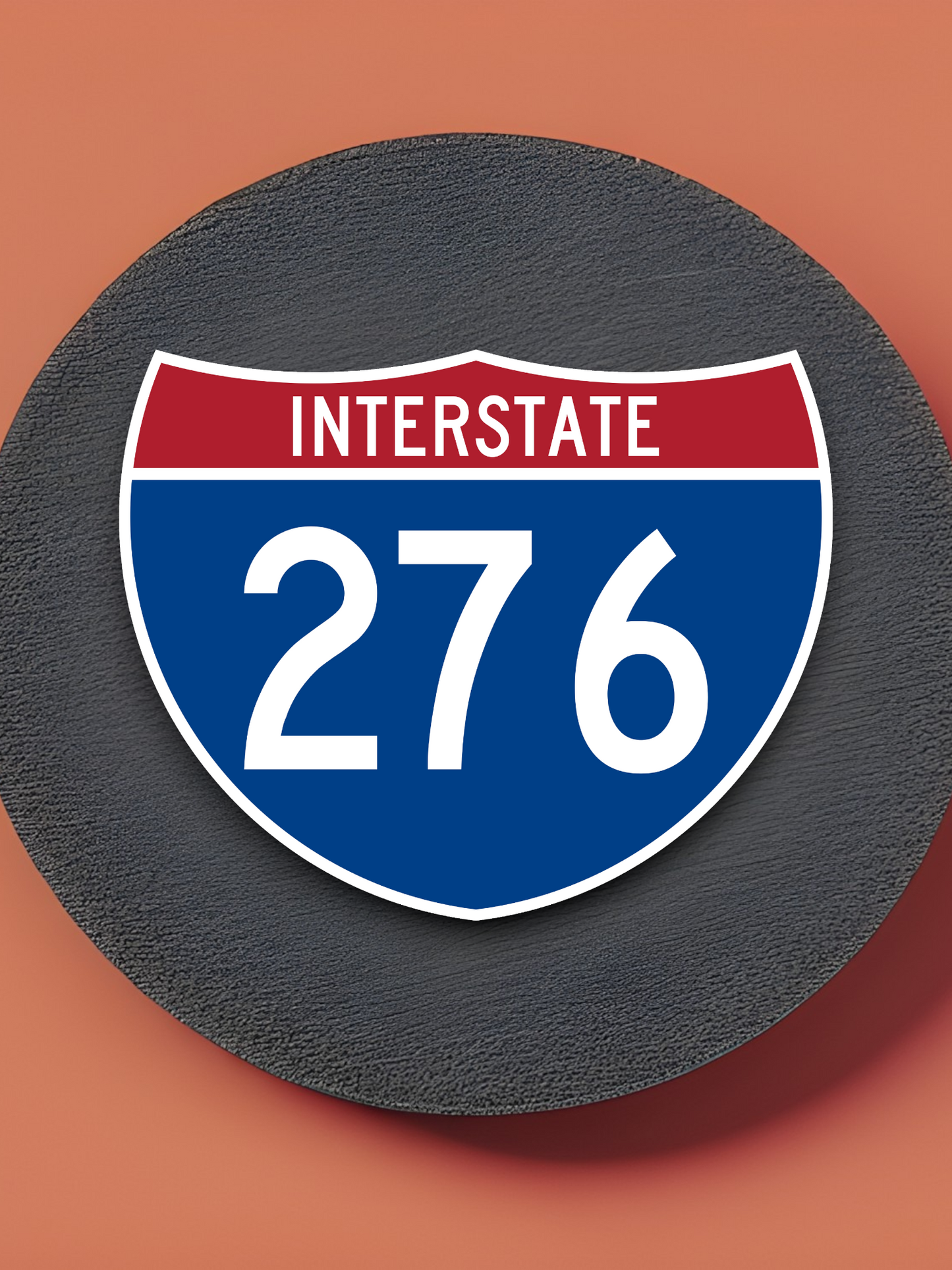 Interstate I-276 Road Sign Sticker