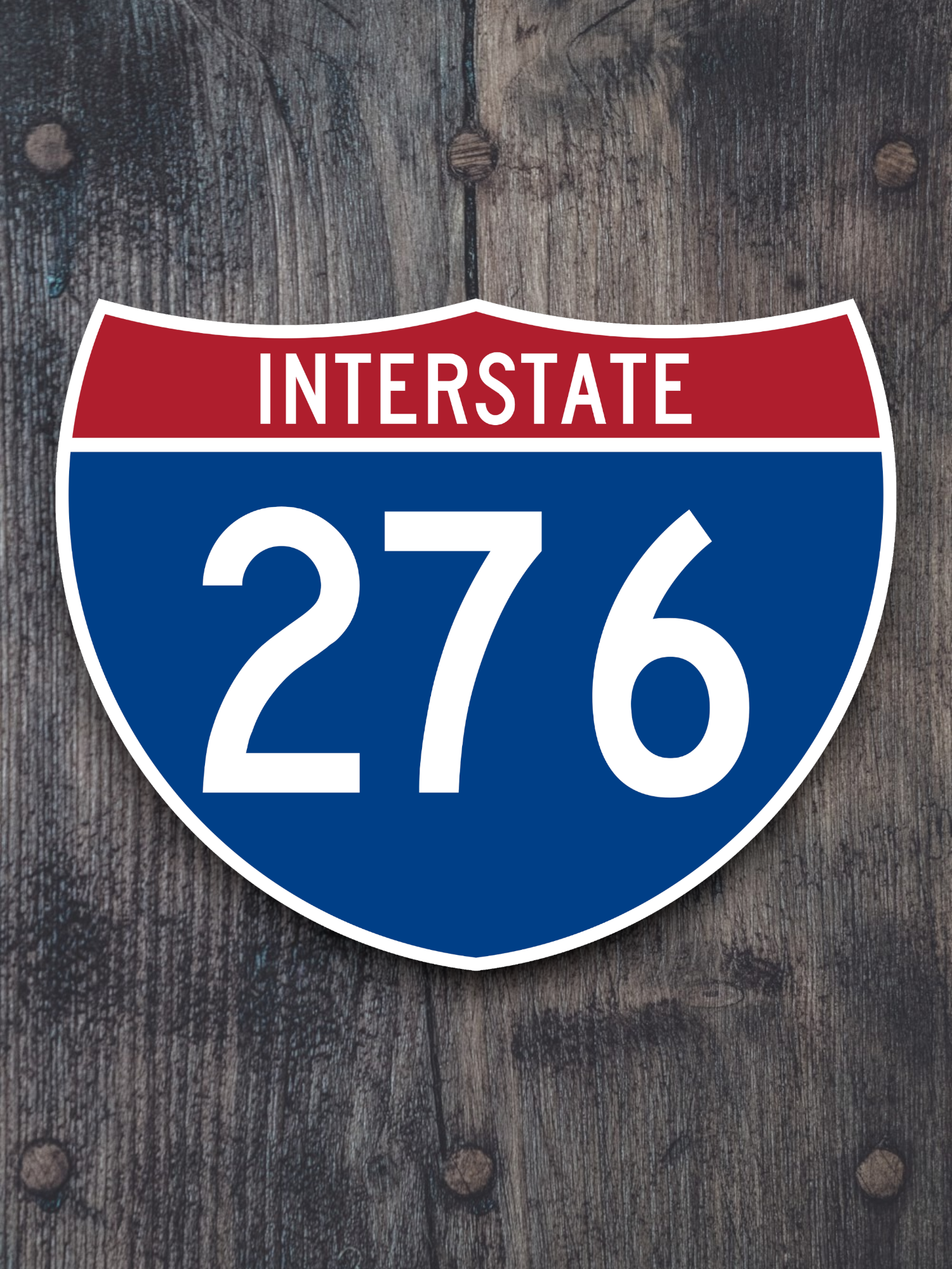 Interstate I-276 Road Sign Sticker