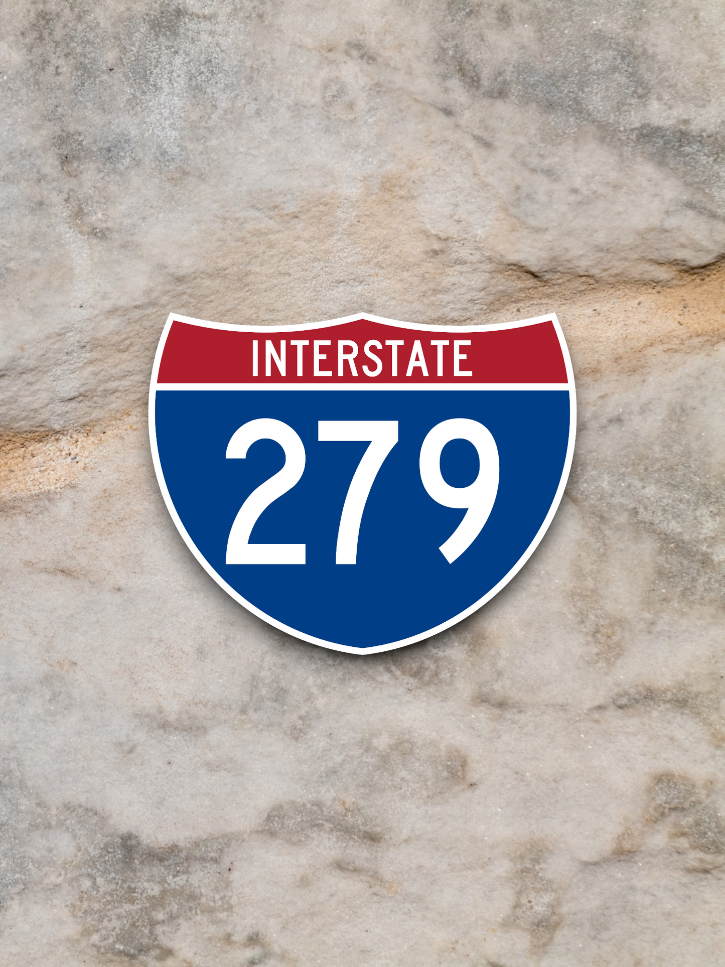 Interstate I-279 Road Sign Sticker