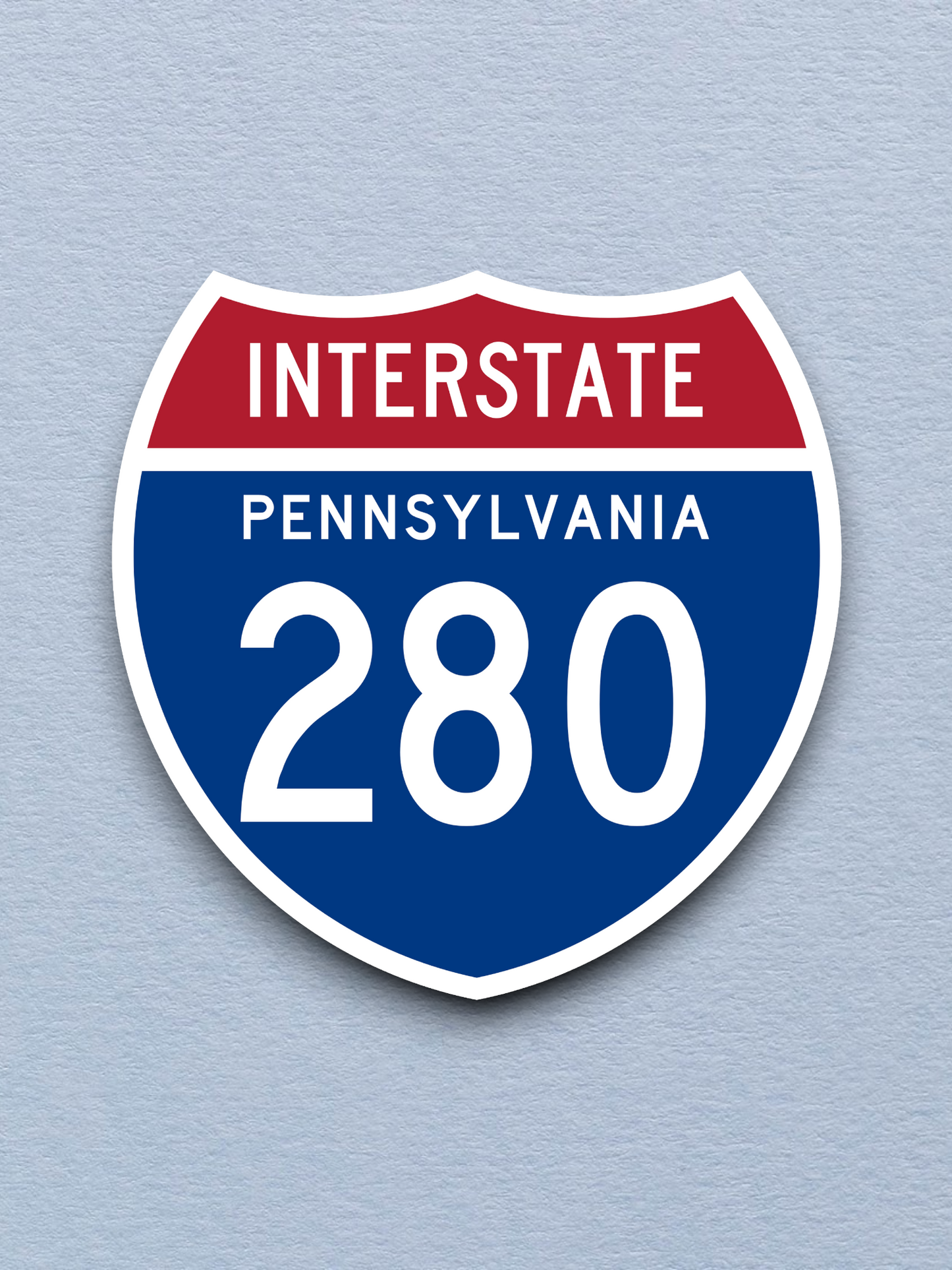 Interstate I-280 Pennsylvania Road Sign Sticker