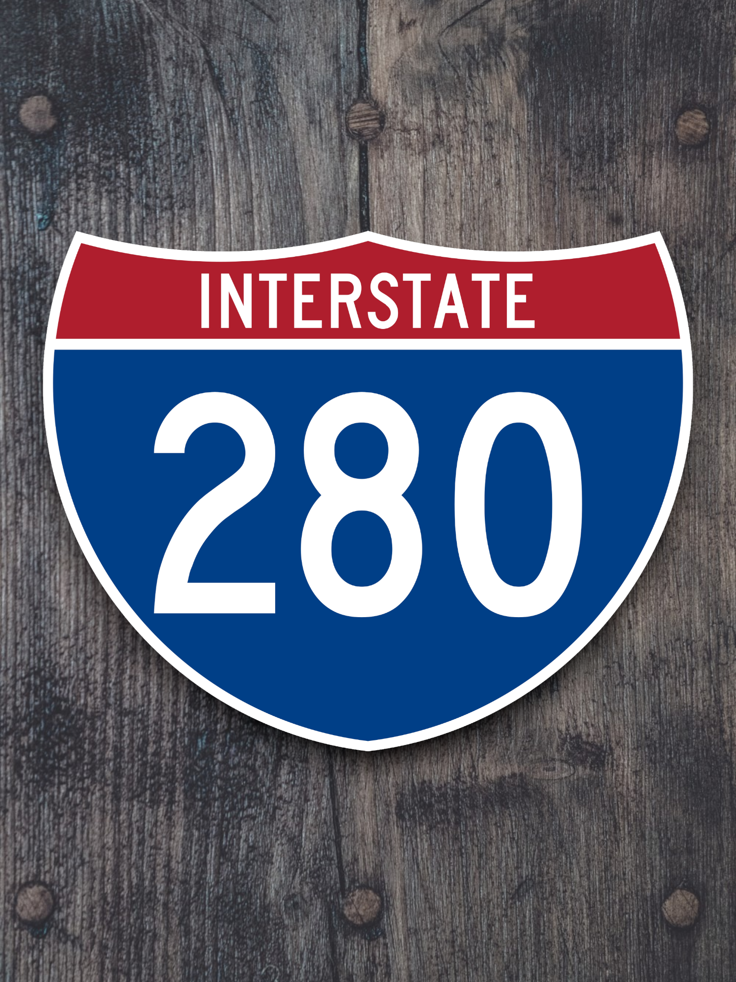 Interstate I-280 Road Sign Sticker