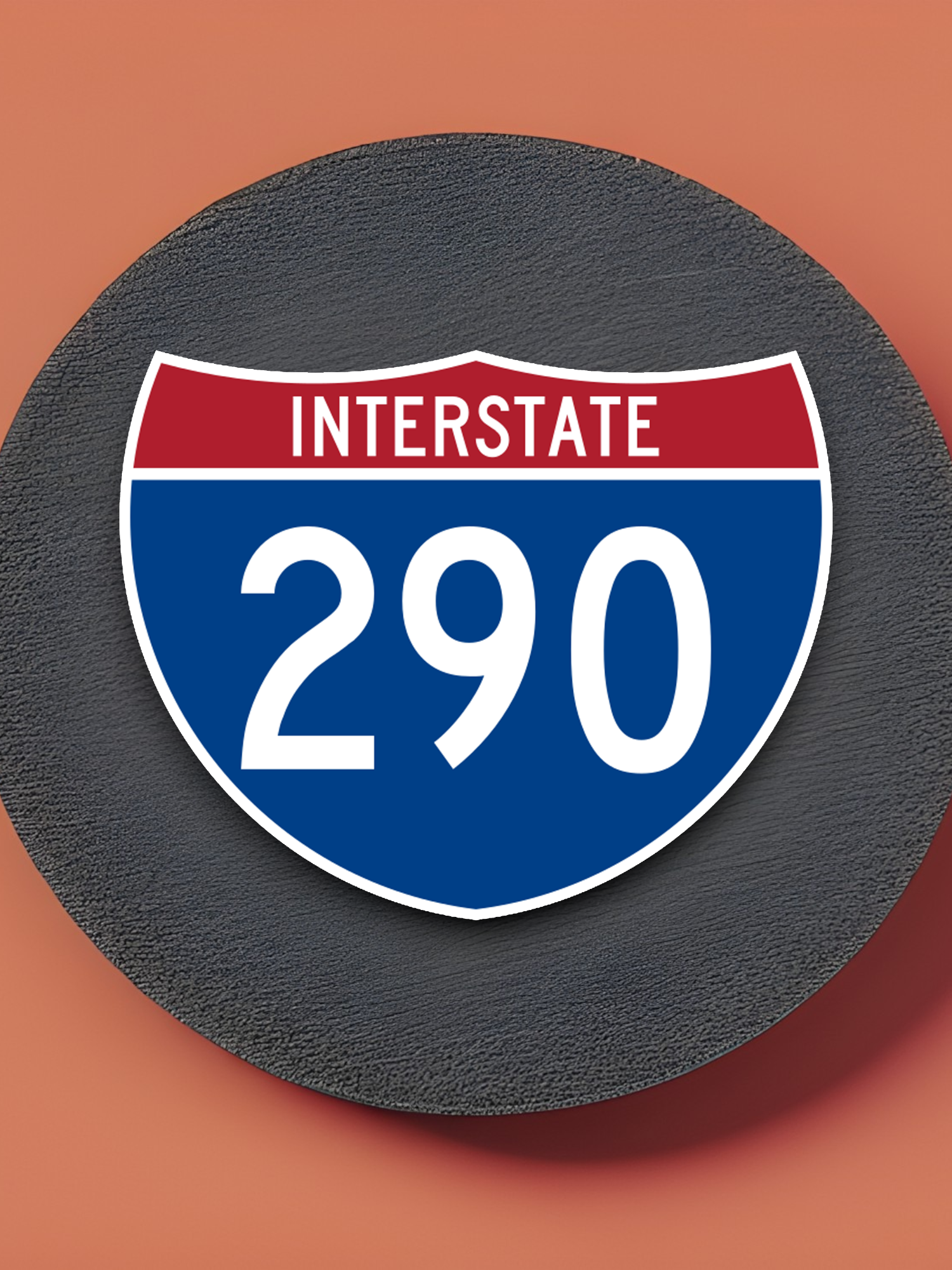 Interstate I-290 Road Sign Sticker