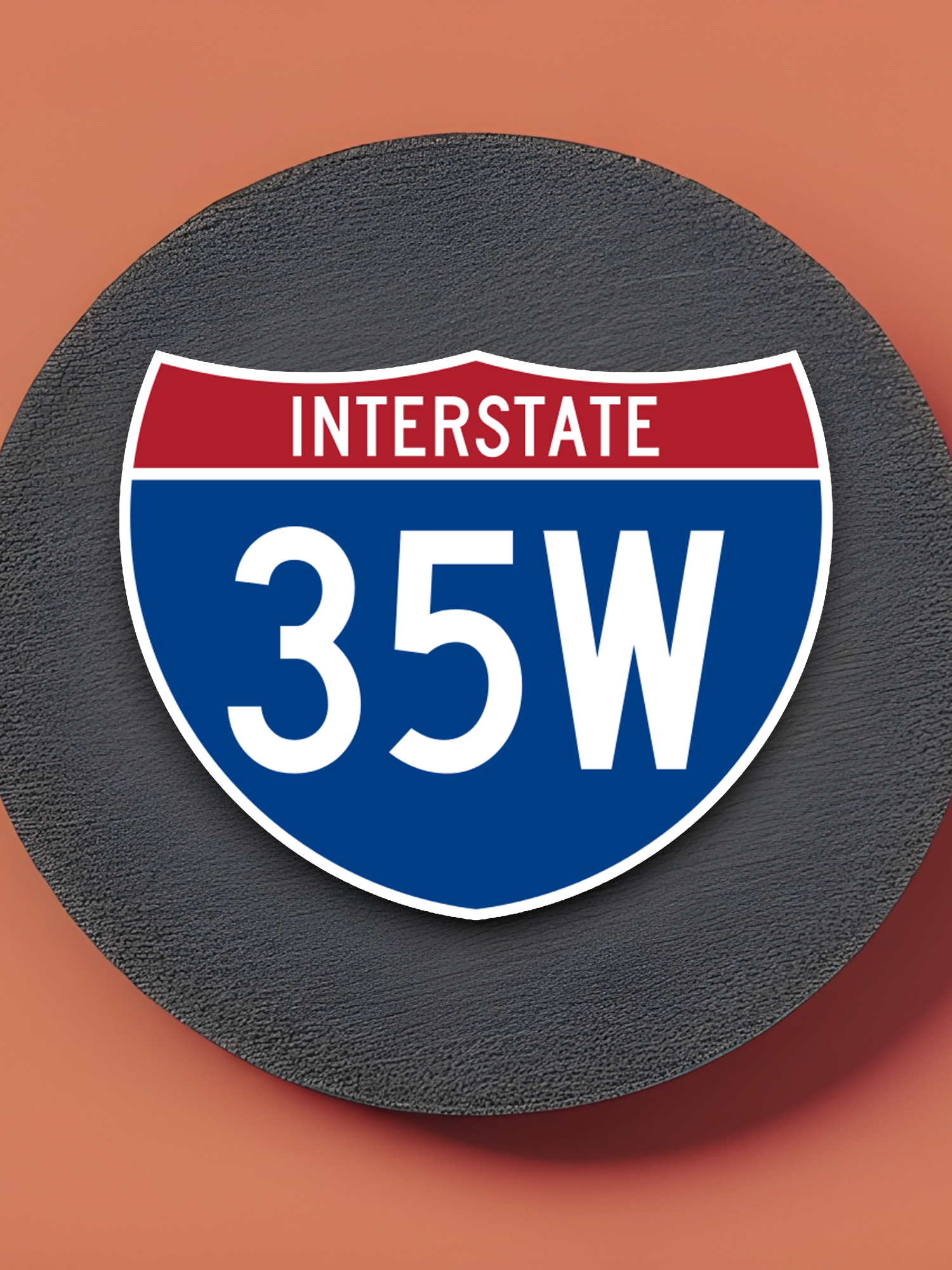 Interstate I-35W Sticker
